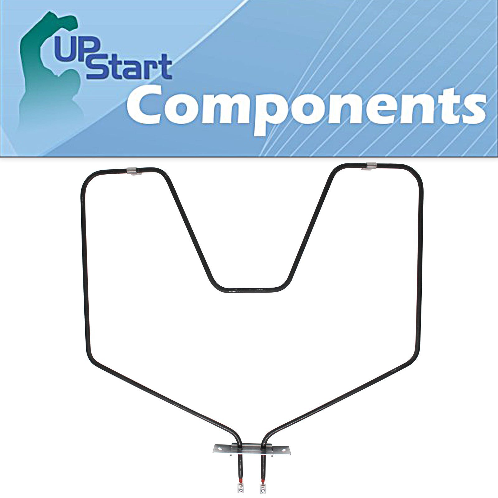 GE WB44X5082 Oven Bake Element Replacement - Compatible with General Electric JKS06J4 Heating Element for Electric Ranges & Stoves - Perfect for Baking, Roasting & Broiling