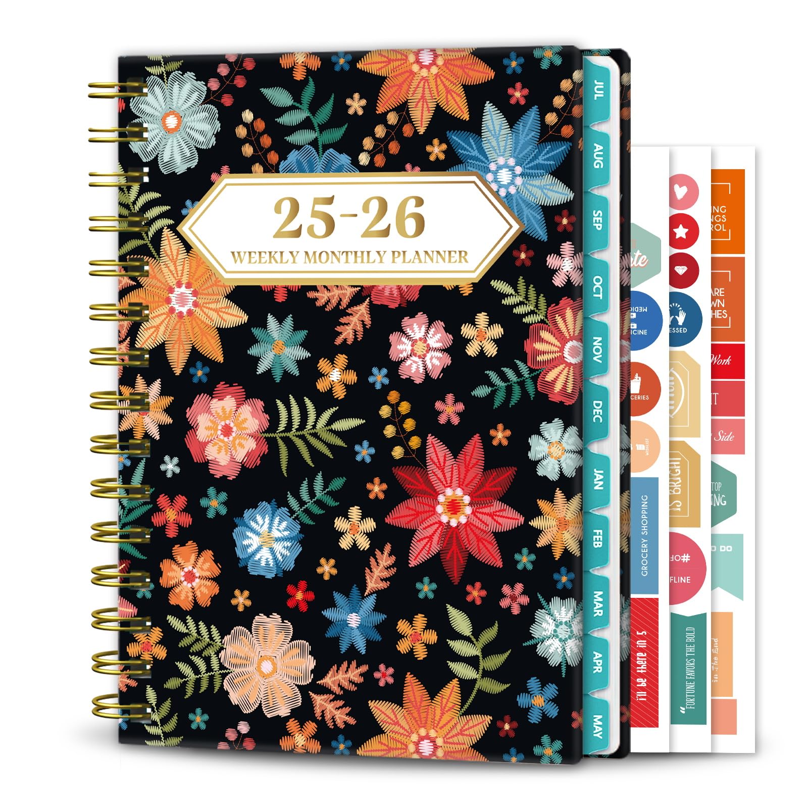 2025-2026 Academic Planner - 12 Month Weekly & Monthly Organizer from July 2025 to June 2026 - 8.4
