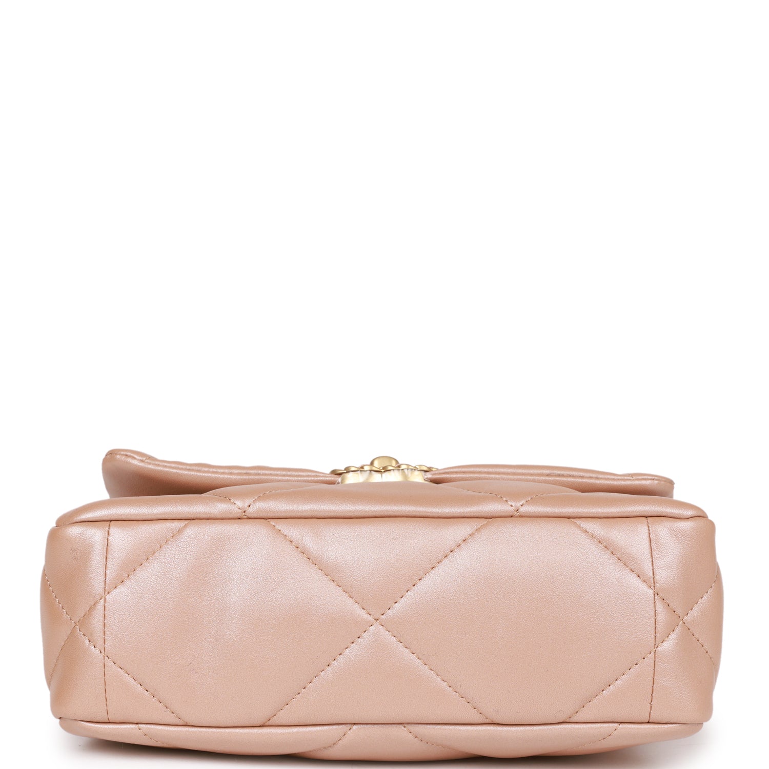 Chanel Medium 19 Flap Bag Beige Iridescent Calfskin Mixed Hardware - Luxury Designer Handbag for Women, Perfect for Date Night & Special Occasions