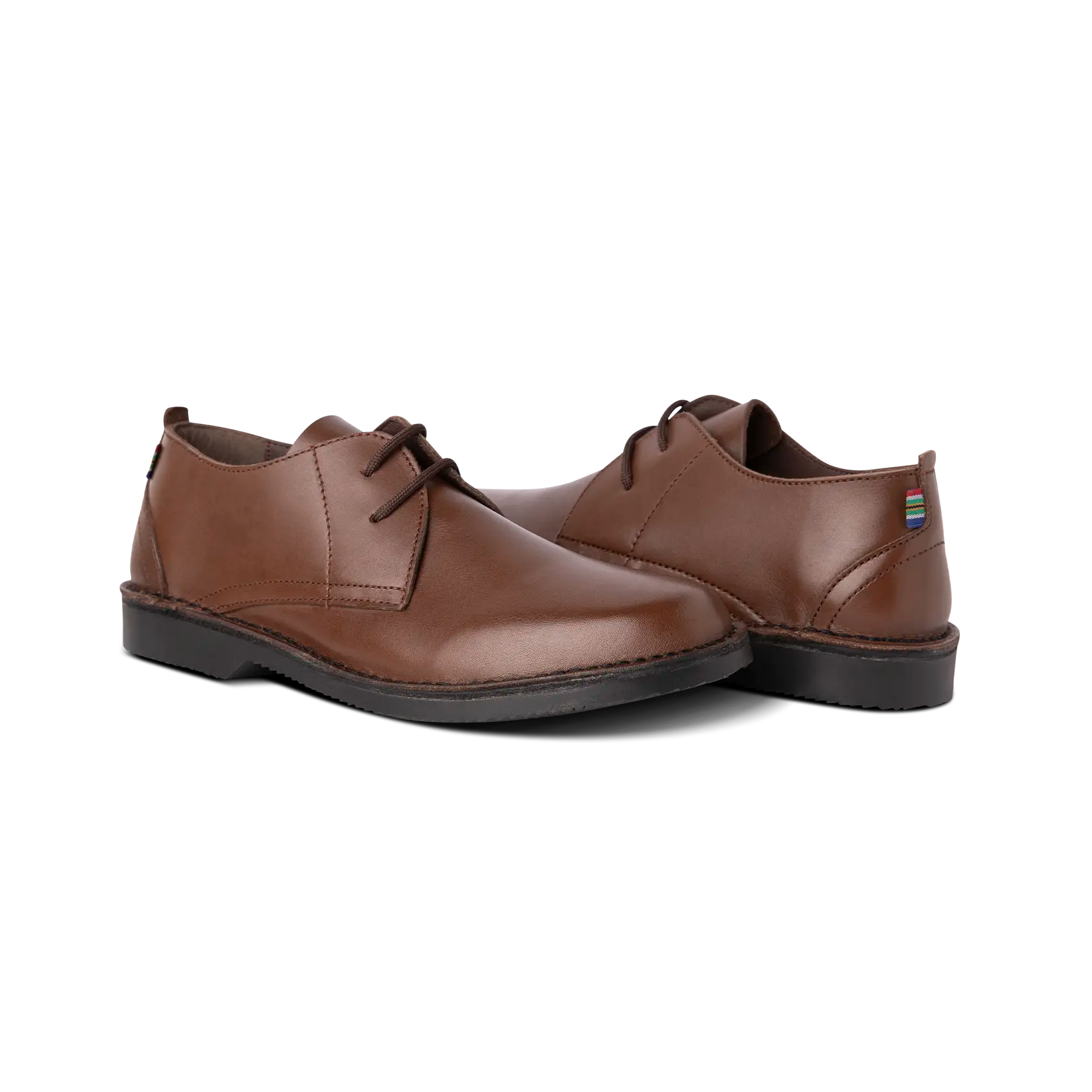 Veldskoen Smart Shoes for Men & Women - Comfortable Brown Leather Loafers for Walking, Travel & Casual Wear | Water-Resistant & Slip-Resistant