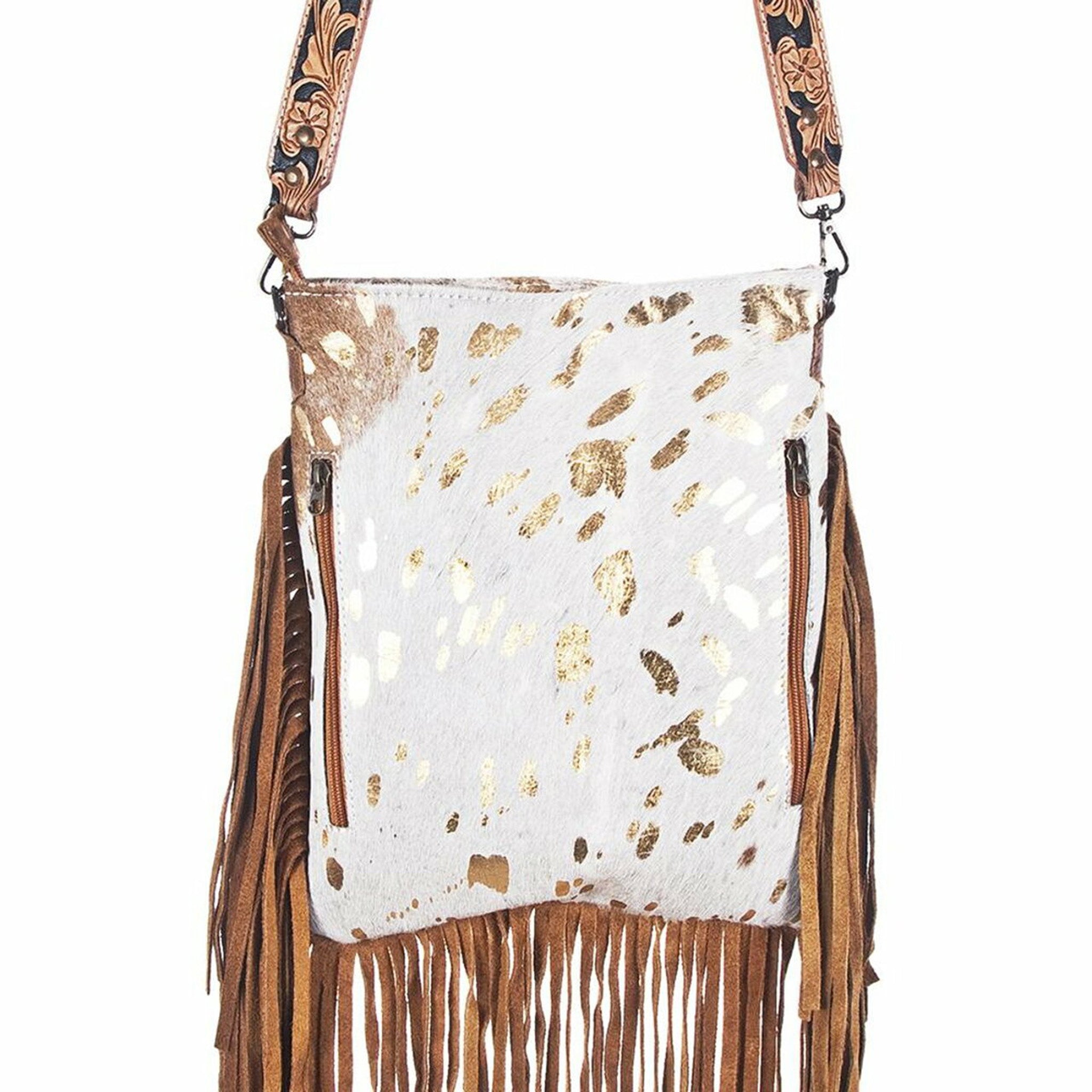 American Darling Concealed Carry Cowhide Purse - Stylish & Durable Leather Handbag for Women | Perfect for Everyday Use, Travel & Self-Defense