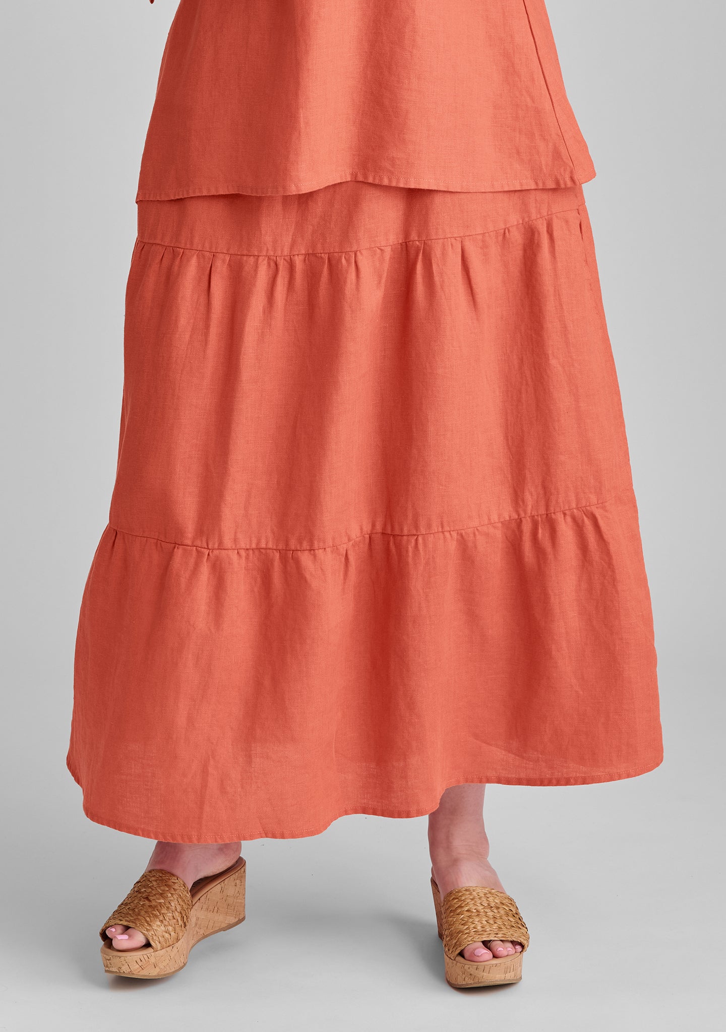 Gaia Skirt - Premium Linen Maxi Skirt for Women | Flowy Boho Summer Skirt | Perfect for Beach, Vacation & Casual Outings