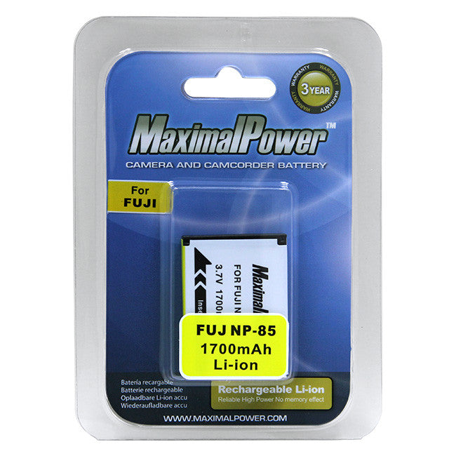 Original Fujifilm NP-85 Replacement Battery - Compatible with Fujifilm X-T3, X-T30, X-T4, X-T30 II, X-S10 Cameras - High Capacity Lithium-Ion Battery for Extended Photography Sessions, Travel & Outdoor Shooting