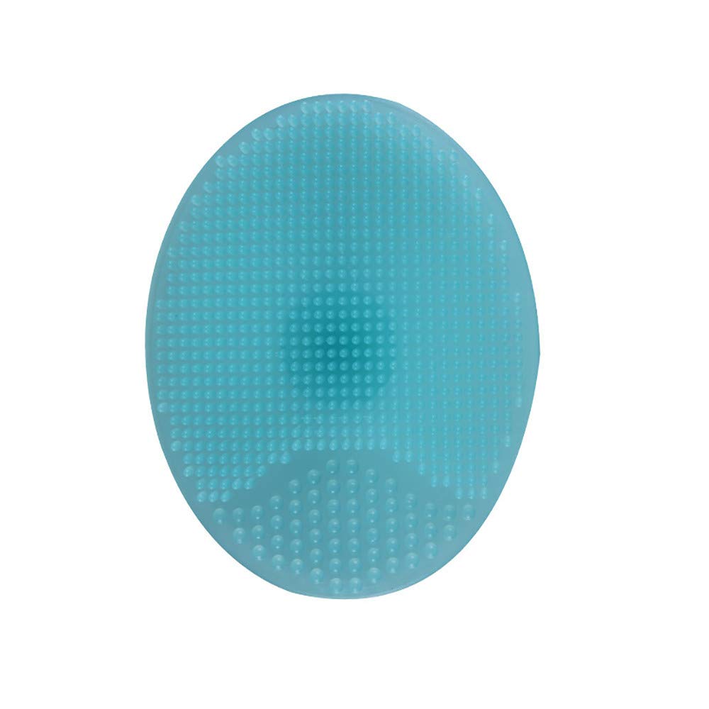 Exfoliating Facial Cleansing Brush - Silicone Blackhead Remover Tool for Sensitive Skin | Gentle Pore Cleanser & Makeup Remover | Women's Skincare Essential (Blue, One Size) | Perfect for Daily Face Wash & Spa-Like Exfoliation at Home