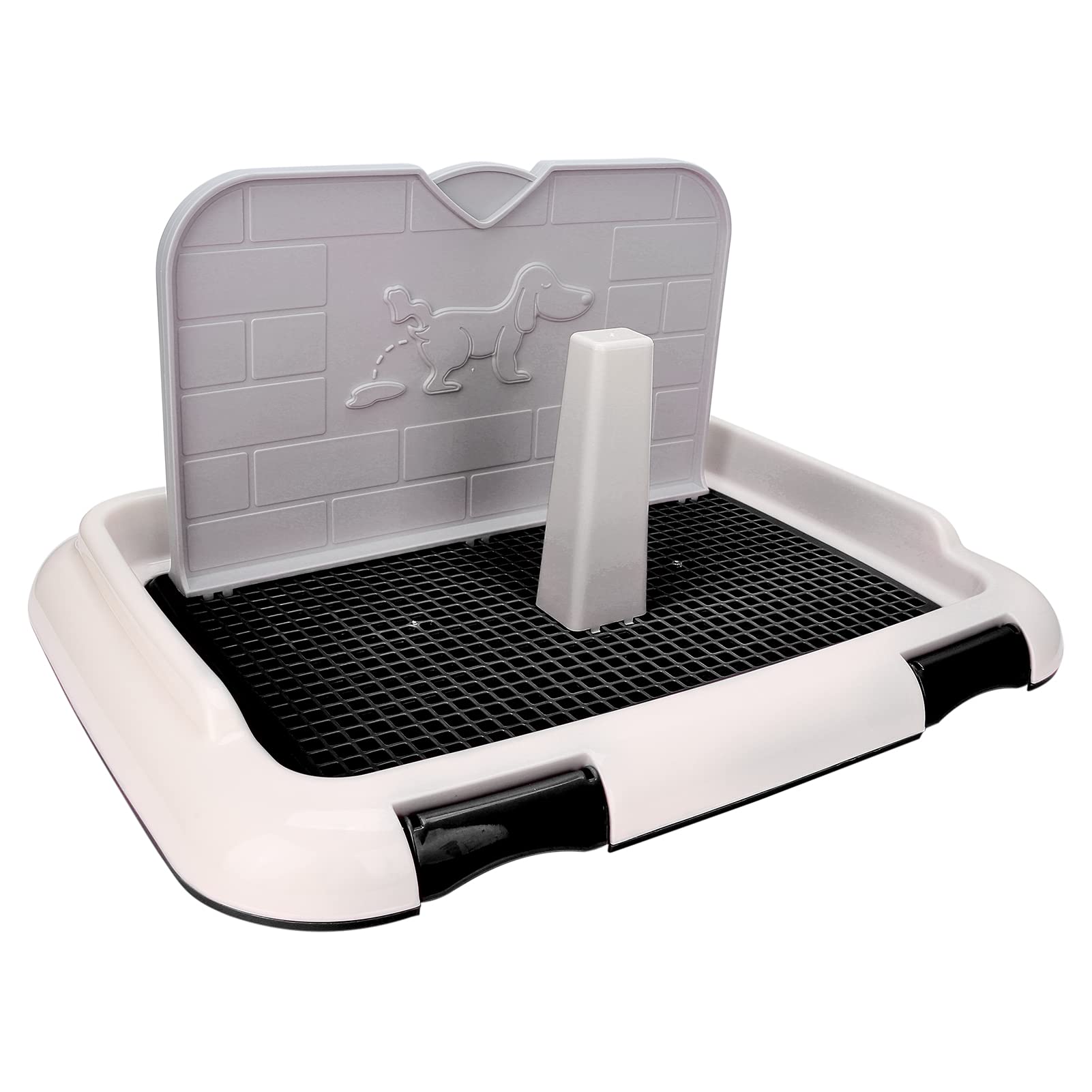 Zerodis Indoor Dog Potty Tray - Puppy Training Toilet with Pee Pads for Small & Large Dogs - Perfect for Apartments, Patios & Housebreaking - Ideal for Busy Pet Owners & Urban Living