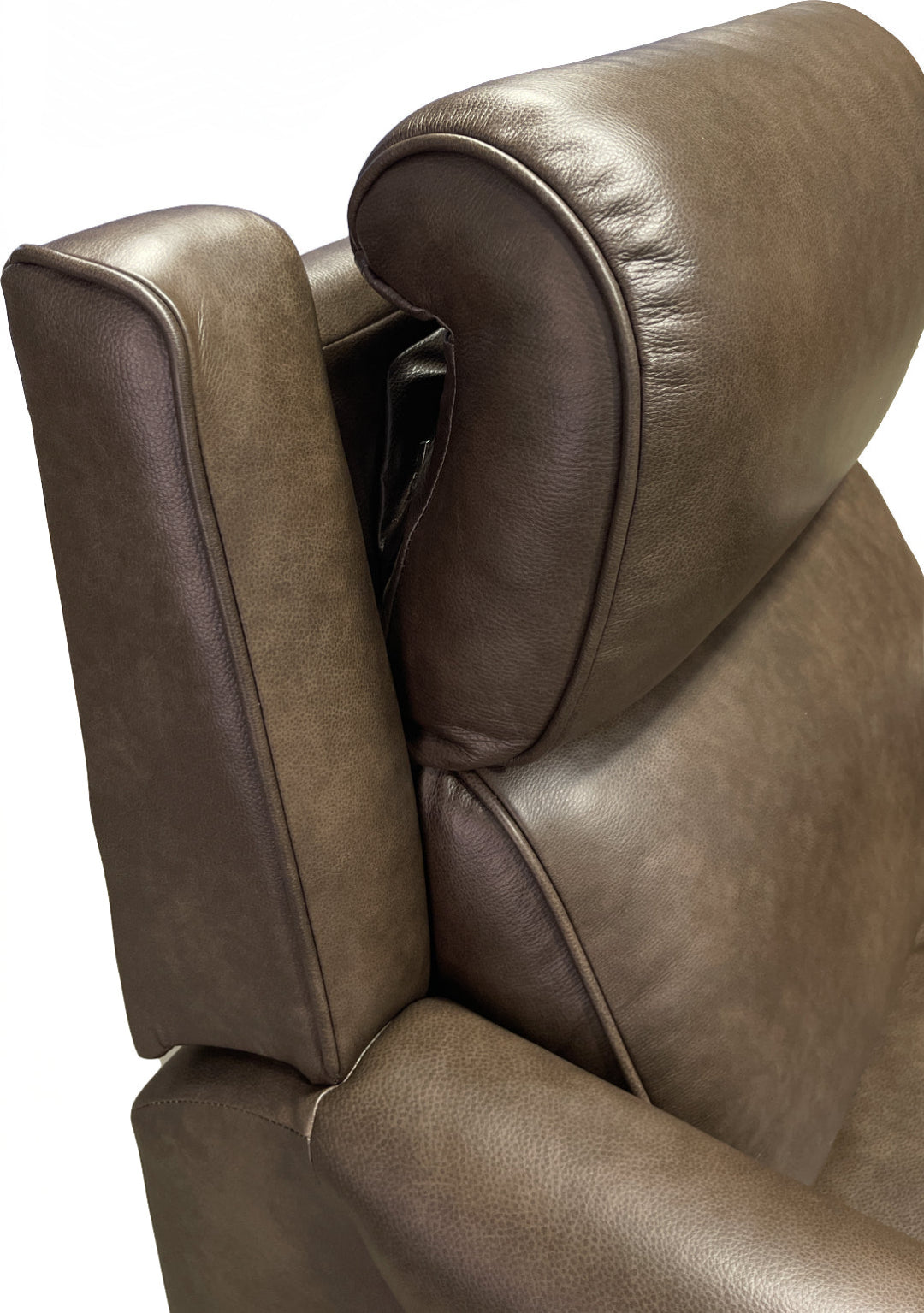 Premium Preston Leather Power Lift Recliner Chair with High Leg Design - Perfect for Elderly, Living Room, Home Theater & Relaxation