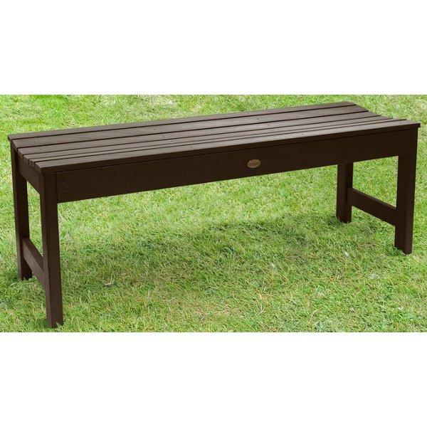 Lehigh Backless Synthetic Wood Picnic Bench - Durable Outdoor Dining Table for Patio, Garden & Park - Perfect for BBQs, Camping & Family Gatherings