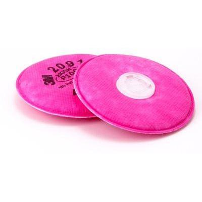 3M 2091 P100 Particulate Filter for 6000 & 7000 Series Respirators - Dust, Mold & Pollen Protection for Construction, Woodworking & Industrial Safety