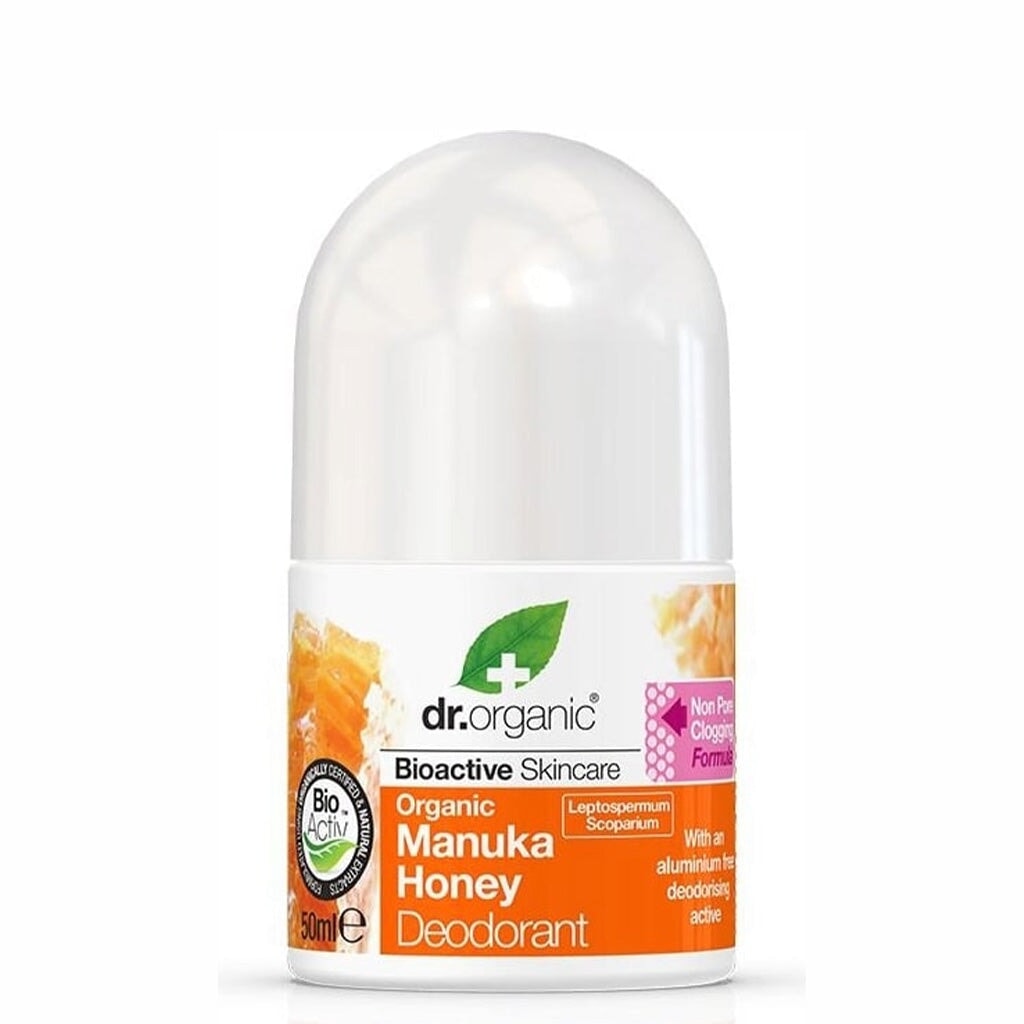 Organic Manuka Honey Roll-On Deodorant for Women & Men - Natural & Aluminum-Free - Fresh & Long-Lasting Protection - Perfect for Gym, Work & Daily Use
