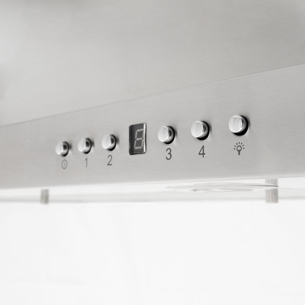ZLINE GL1i Stainless Steel Island Mount Range Hood - 36 Inch, 900 CFM, Professional Grade Kitchen Vent Hood for Home Chefs - Perfect for Open Kitchen Designs & High-End Cooking Spaces