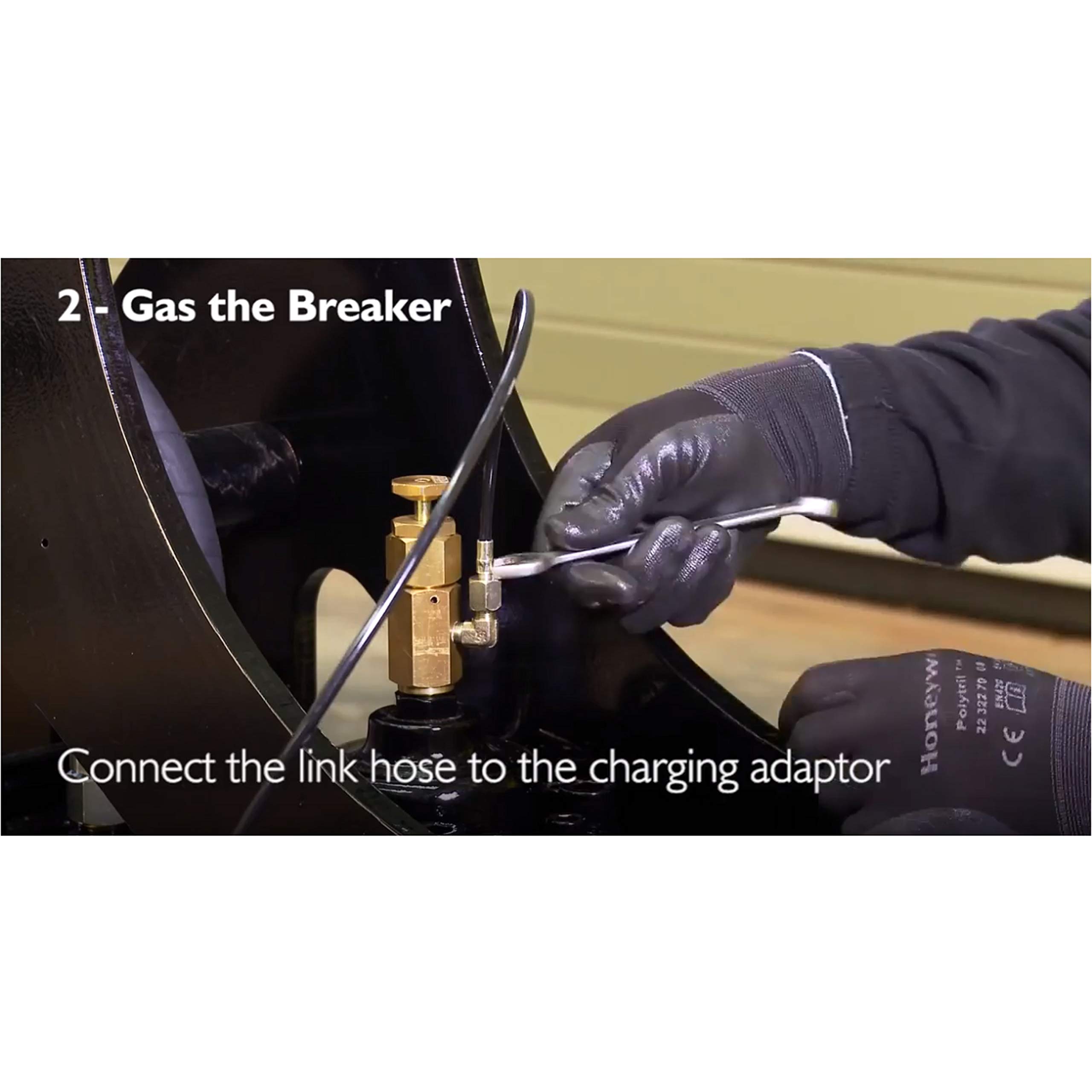XZT GK-03 Hydraulic Nitrogen Gas Charging & Pressure Test Kit for JCB Hydraulic Breaker Hammer - Professional Maintenance Tool for Construction Equipment Repair