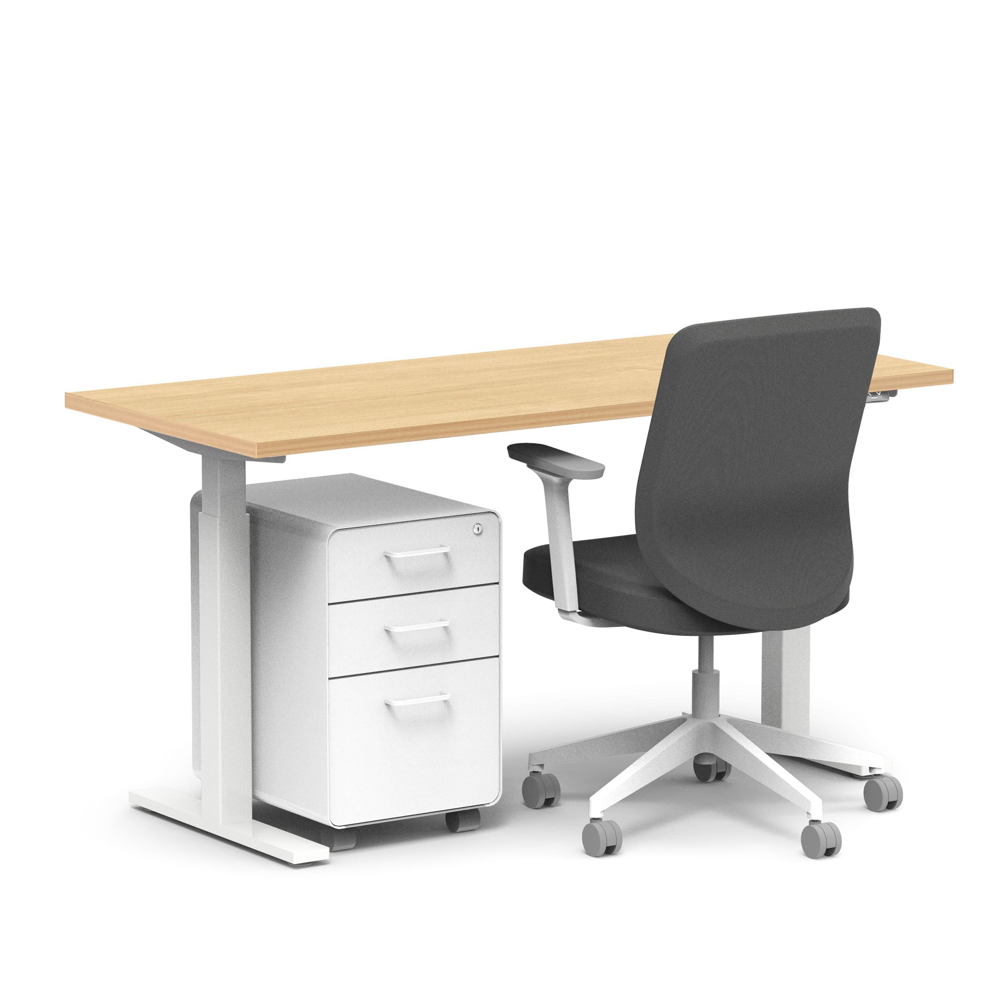 Adjustable Height Desk - Series L 2S Standing Desk for Home & Office - Ergonomic Sit Stand Workstation for Computer, Gaming & Study