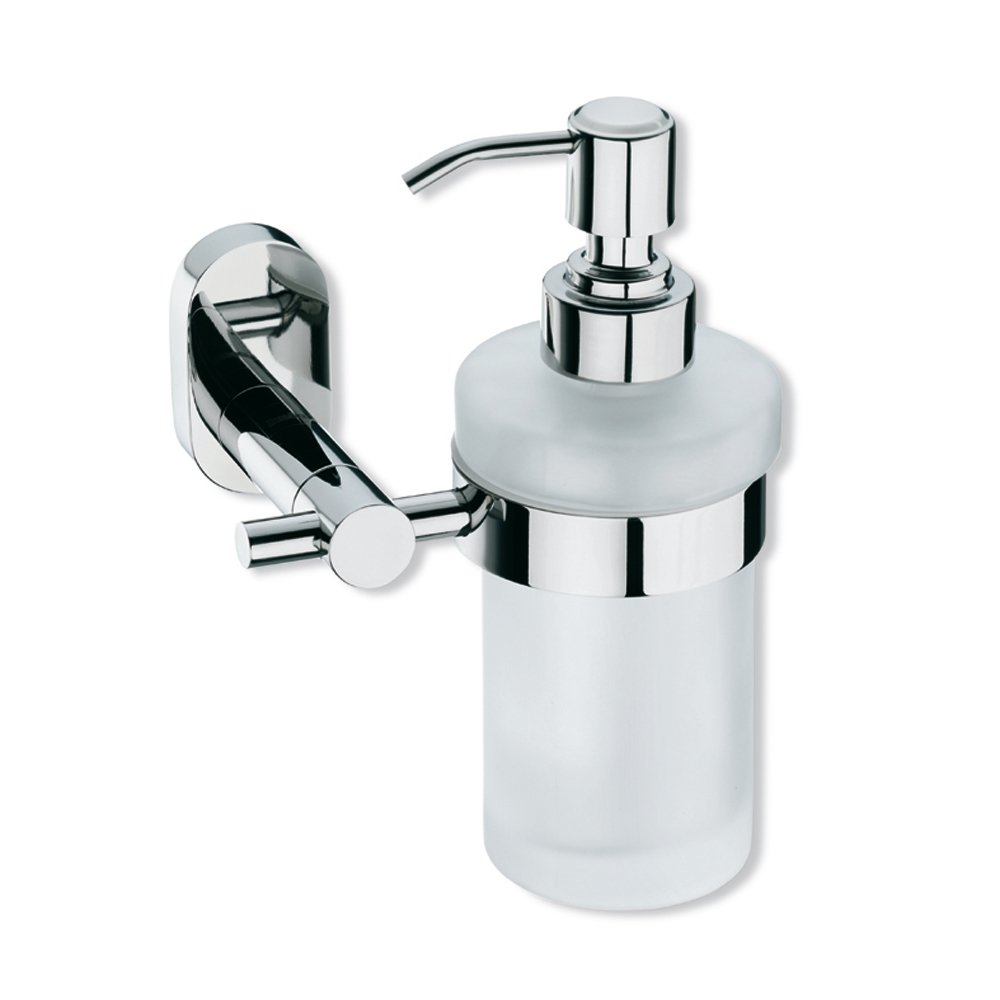 Premium Lucido Bathroom Set - Stainless Steel & Glass Shower Caddy, Soap Dispenser, Toothbrush Holder - Rustproof & Elegant for Modern Bathroom Organization - Perfect for Showers, Vanities & Spa-Like Bathrooms