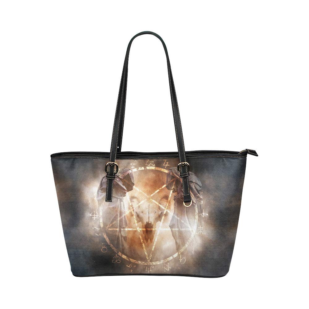 Vintage Pirate Map & Skull Leather Tote Bag for Women - Stylish Shoulder Handbag - Perfect for Travel, Shopping & Everyday Use