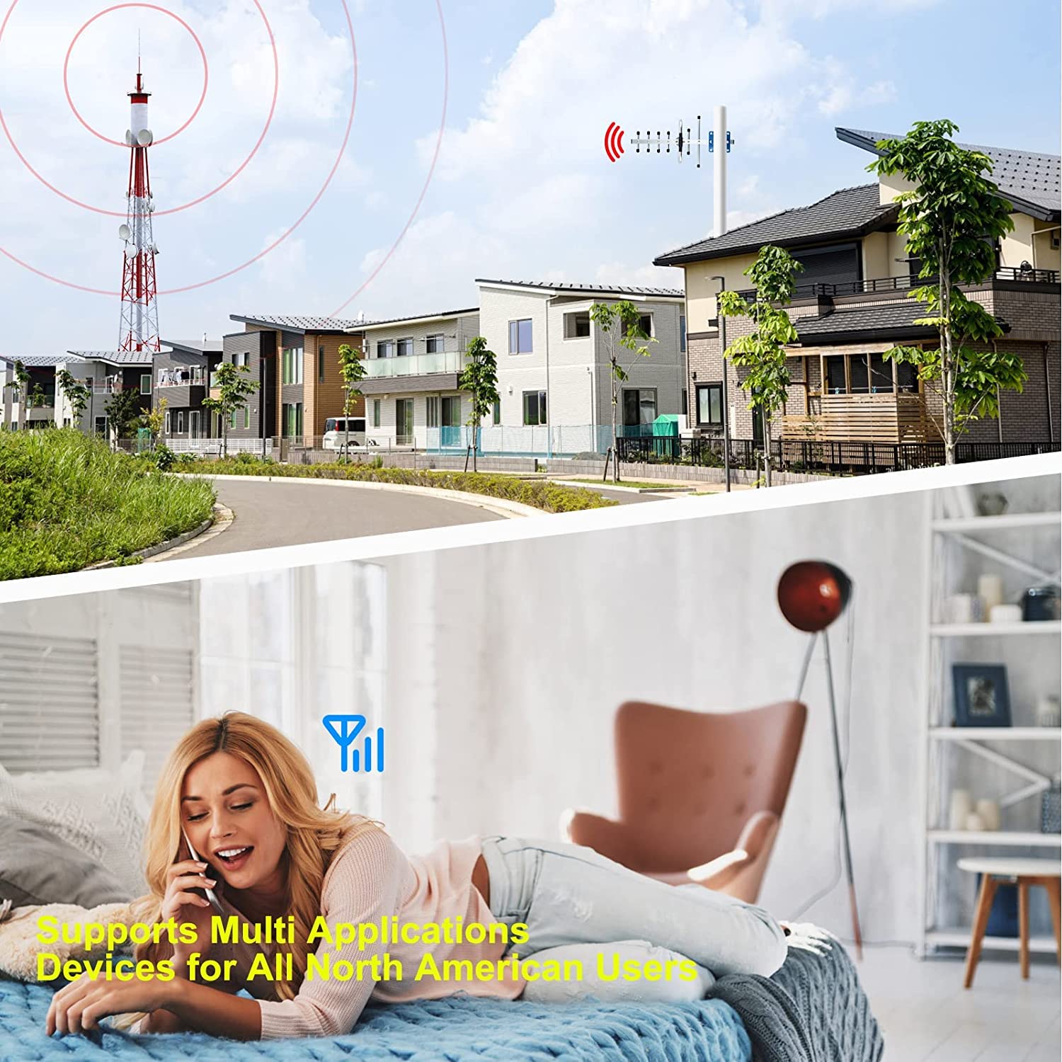 AT&T Verizon T-Mobile Signal Booster for Cars & Homes