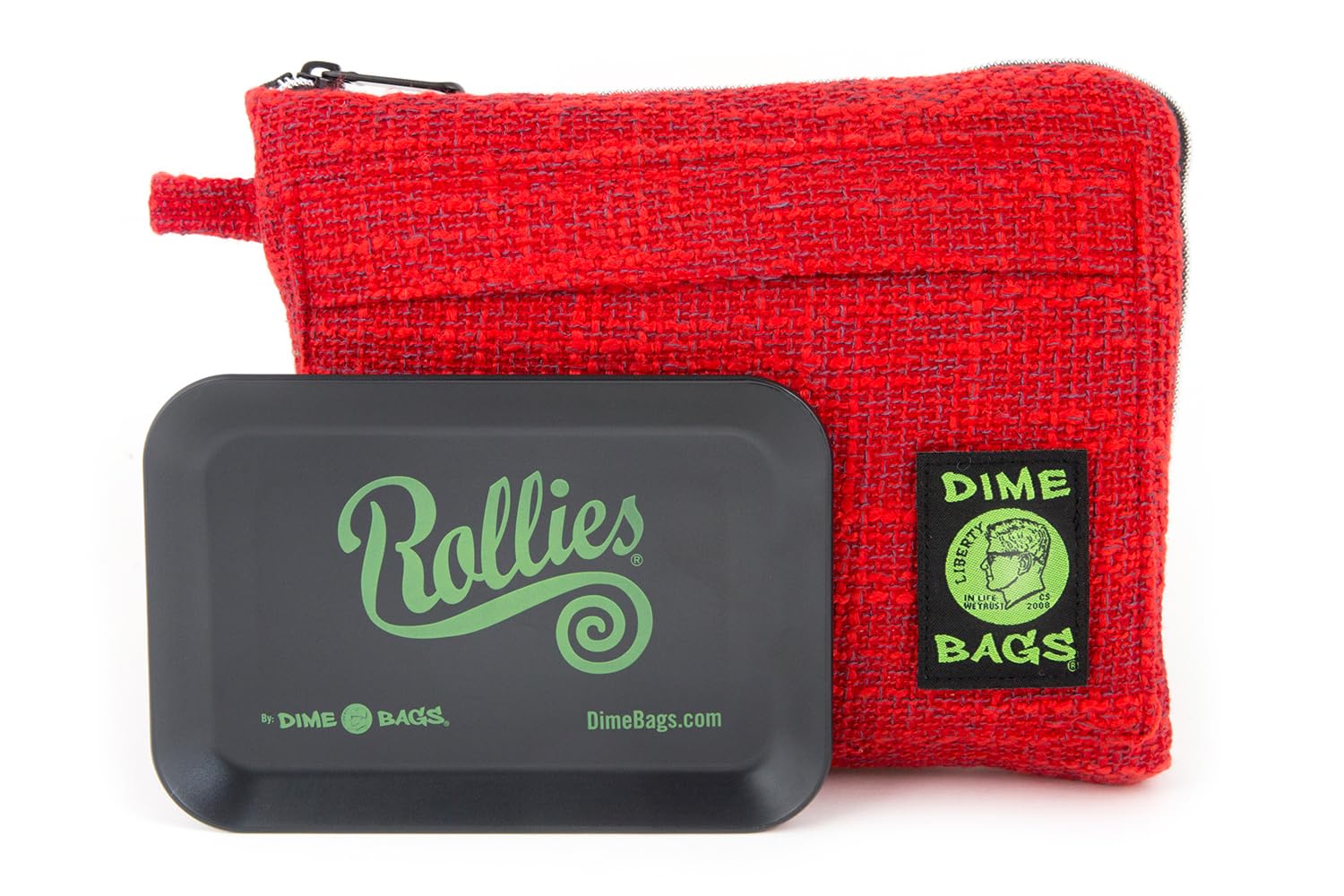 DIME BAGS All-in-One Odor Proof Padded Pouch with Carbon Filter - Secure Storage for Travel, Hiking & Outdoor Activities