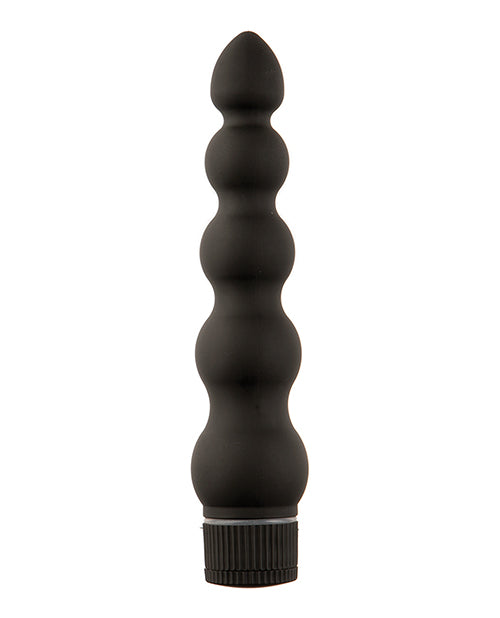 Black Magic Ribbed Waterproof Vibrator 7 Inch - Powerful Adult Toy for Couples & Solo Play - Waterproof Design for Shower & Bath Use