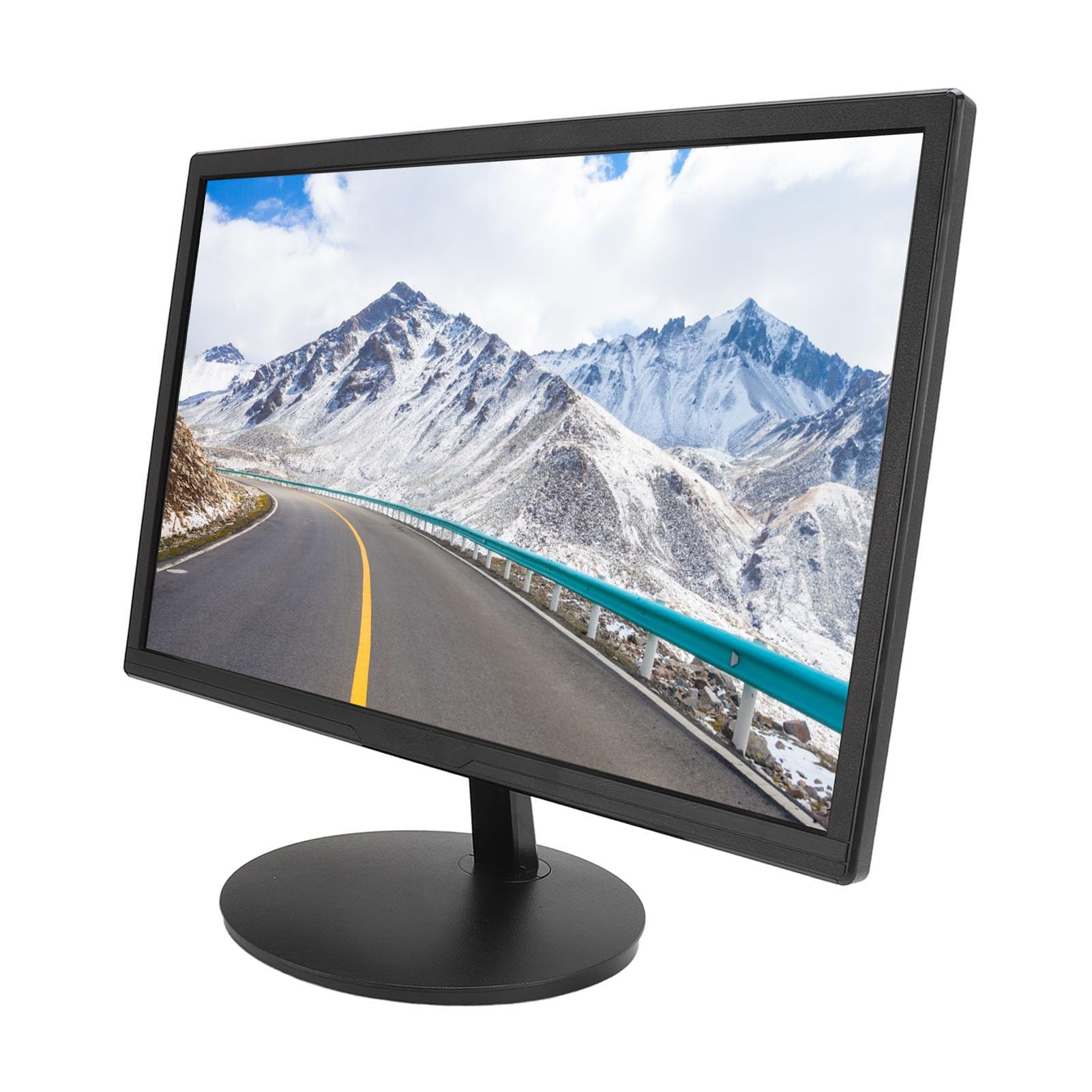 19 Inch Ultra Slim FHD LED Computer Monitor - 1440x900 Resolution, 60Hz, 16:9 Aspect Ratio, 1ms Response Time, NT Panel with Blue Light Filter - Perfect for Gaming, Office Work & Home Entertainment (Wall Mountable)