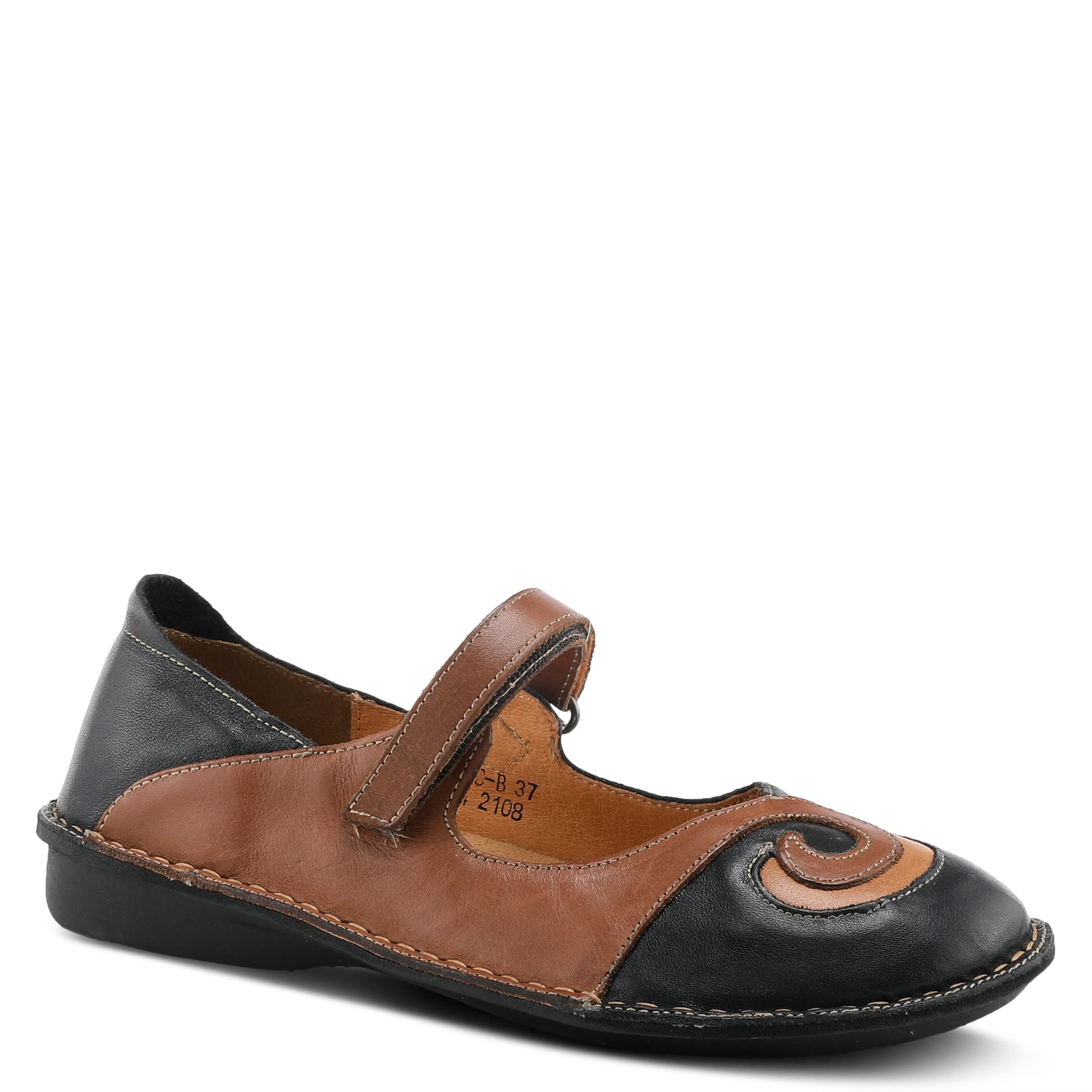 Spring Step Women's Cosmic Mary Jane Flat Shoes - Comfortable & Stylish Slip-Ons for Work, Casual & Office Wear