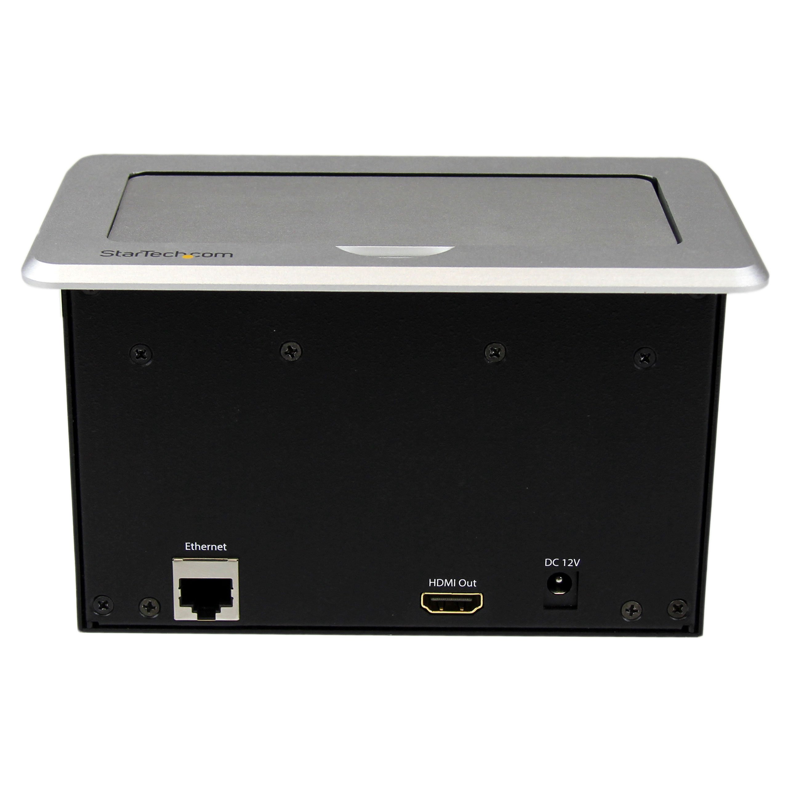 StarTech.com Conference Table Connectivity Pop-Up Box with AV & Data Ports - HDMI, VGA, Component, MDP to HDMI Output (BOX4HDECP) - Ideal for Meeting Rooms & Office Presentations