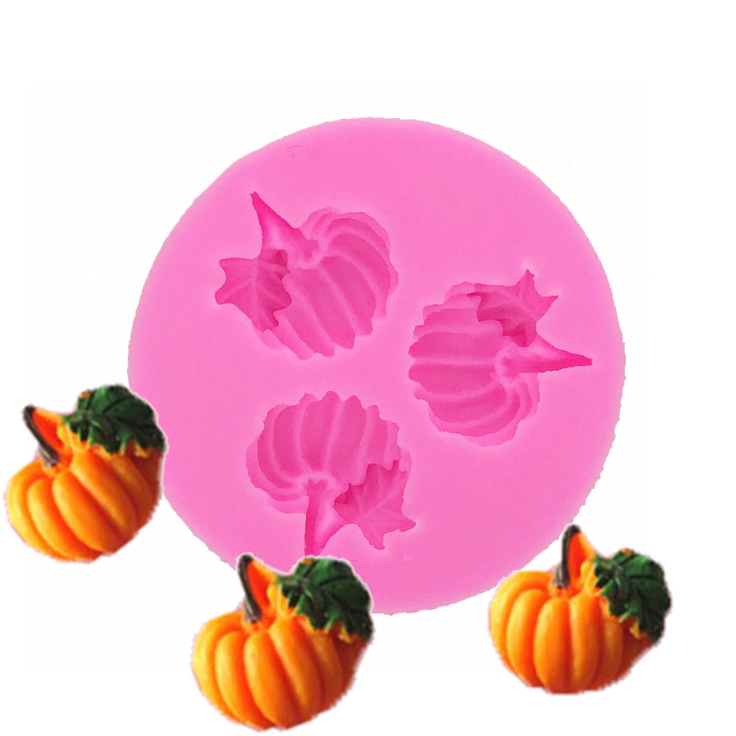 Angel Wings Halloween Silicone Baking Molds - 3D Pumpkin Shaped, Food Grade, Non-Stick for Cake Decorating, Chocolate, Candy, Biscuits, Fondant & Polymer Clay Crafts | Perfect for DIY Halloween Cupcakes, Cookies & Party Treats