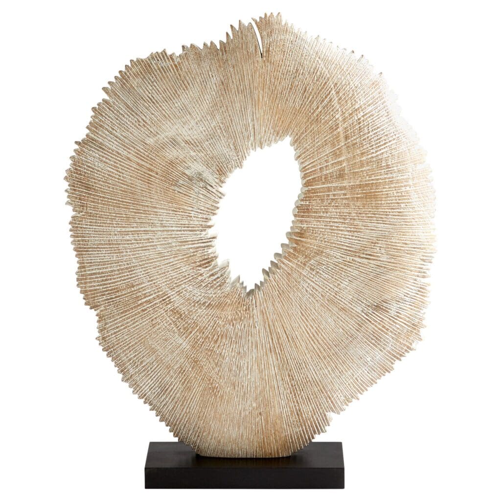Cyan Design 11338 Winona Sculpture - Whitewash Finish | Handcrafted Home Decor Statue for Living Room, Bedroom & Office Décor