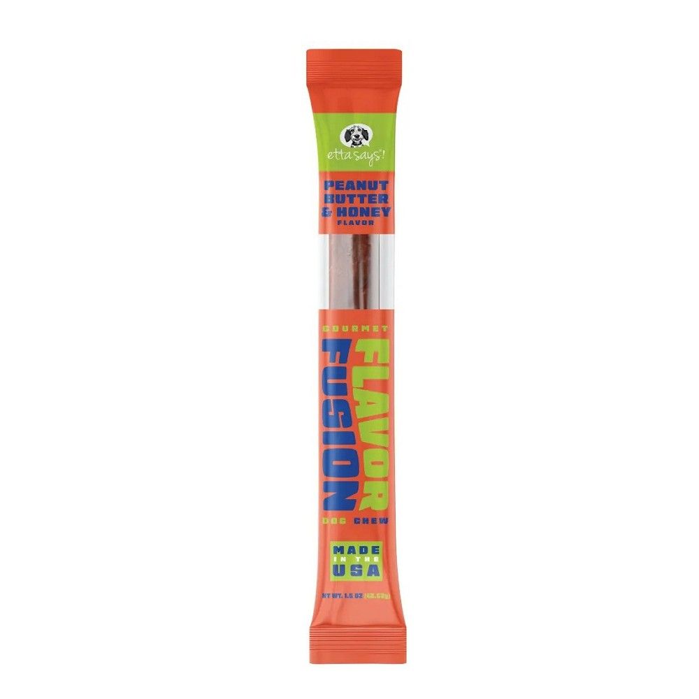 Flavor Fusion Peanut Butter & Honey Dog Chew Treats - Natural & Delicious Dental Chews for Dogs - Perfect for Training, Rewards & Teeth Cleaning
