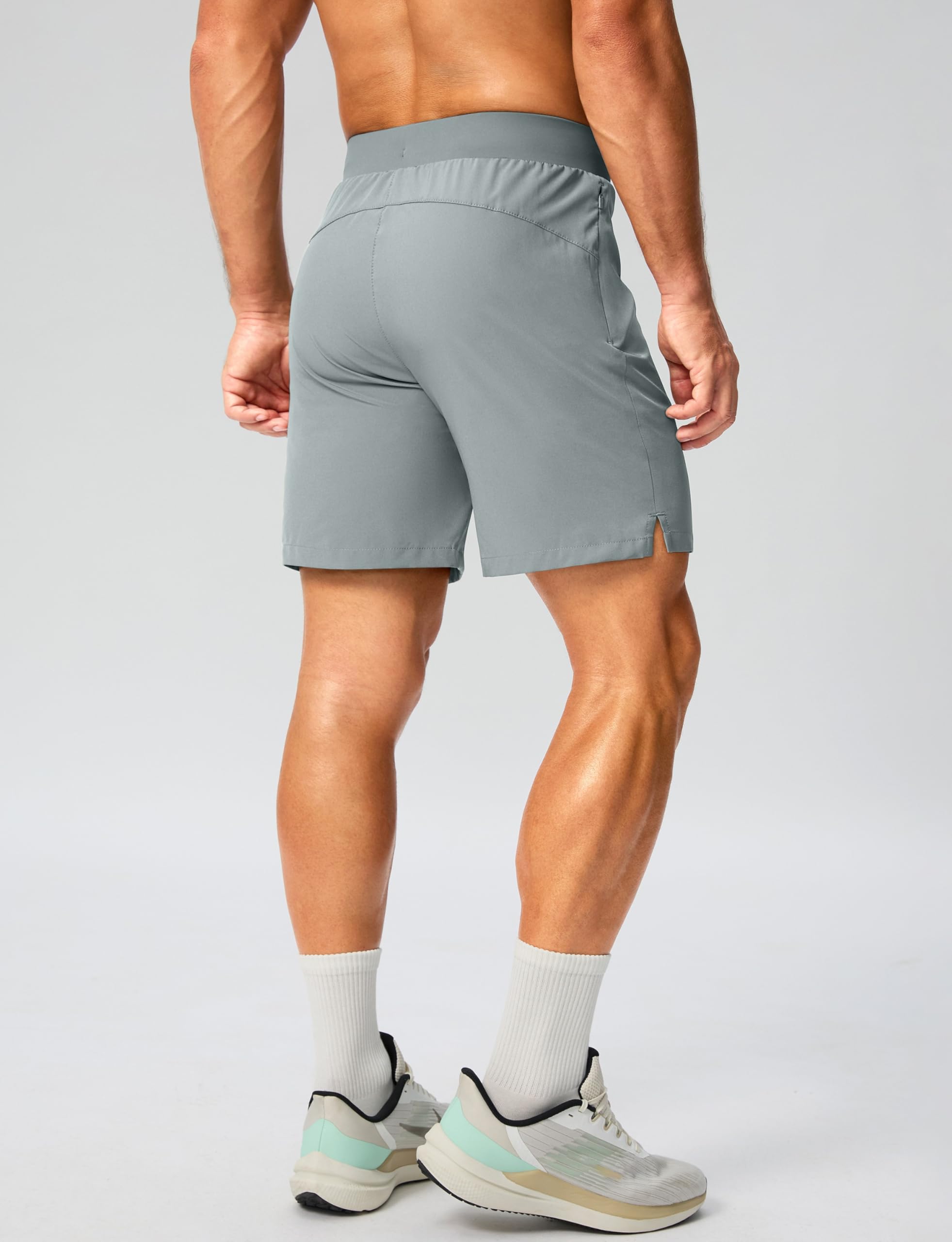 Men's 7'' Workout Shorts with Zipper Pockets - Lightweight Quick Dry Athletic Gym Running Shorts for Men | Perfect for Training, Jogging & Casual Wear