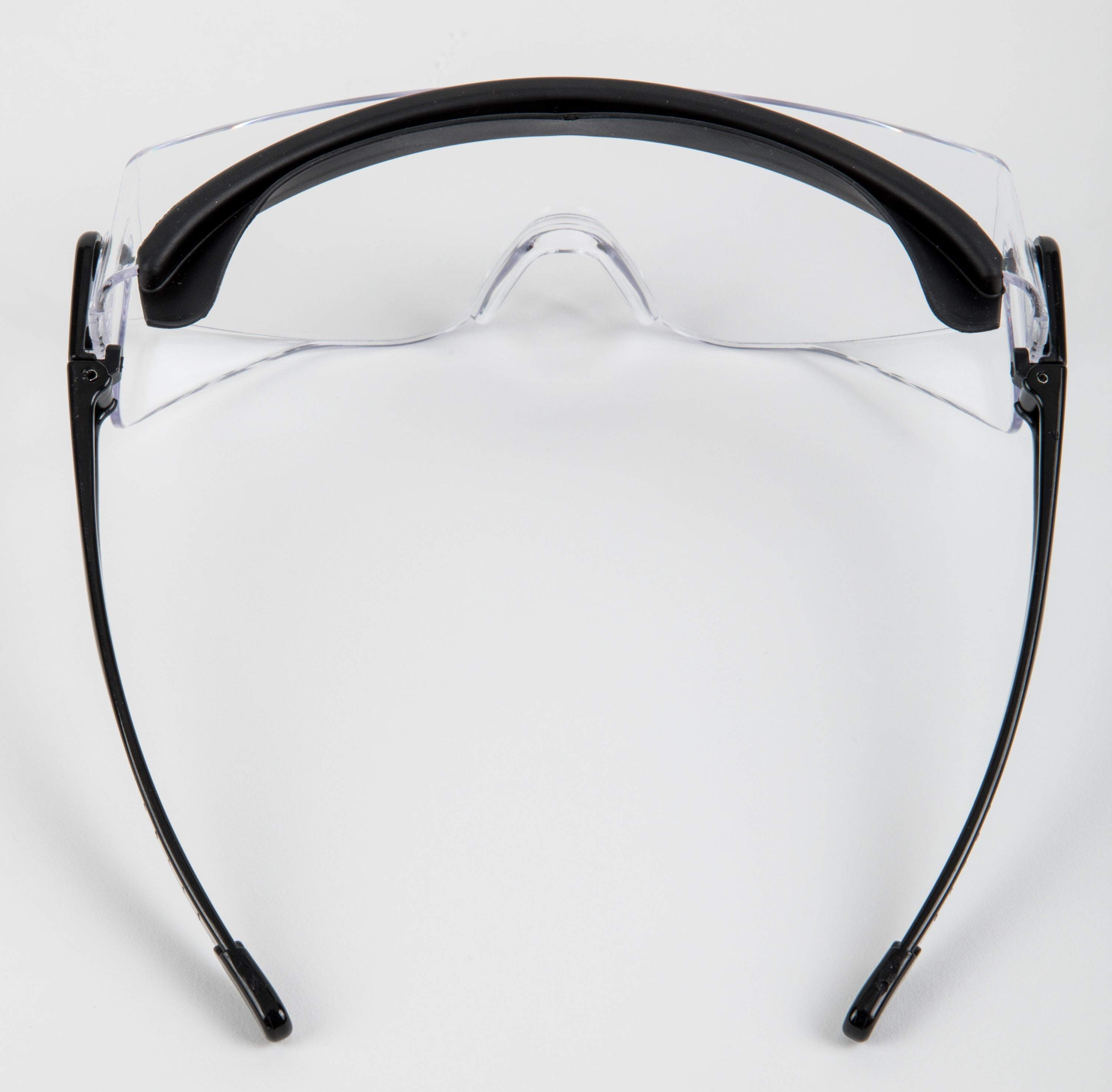 Anti-Fog Safety Glasses with Black Frame - ANSI Z87.1 Certified Protective Eyewear for Construction, Woodworking & DIY Projects