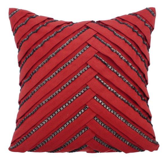 Beige Crystalline Faux Suede Pillow Cover - Soft Decorative Throw Pillow Case for Sofa, Bed, Couch - Home Decor Accent for Living Room & Bedroom