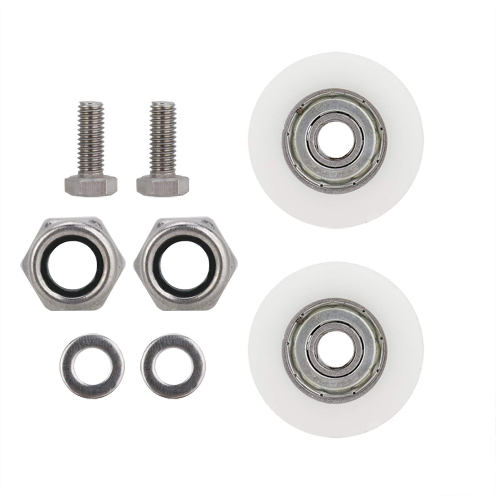 30mm Greenhouse Door Replacement Wheels Kit - Durable Elite Rollers for Smooth Sliding Door Operation | Perfect for Greenhouse, Shed, and Barn Door Maintenance