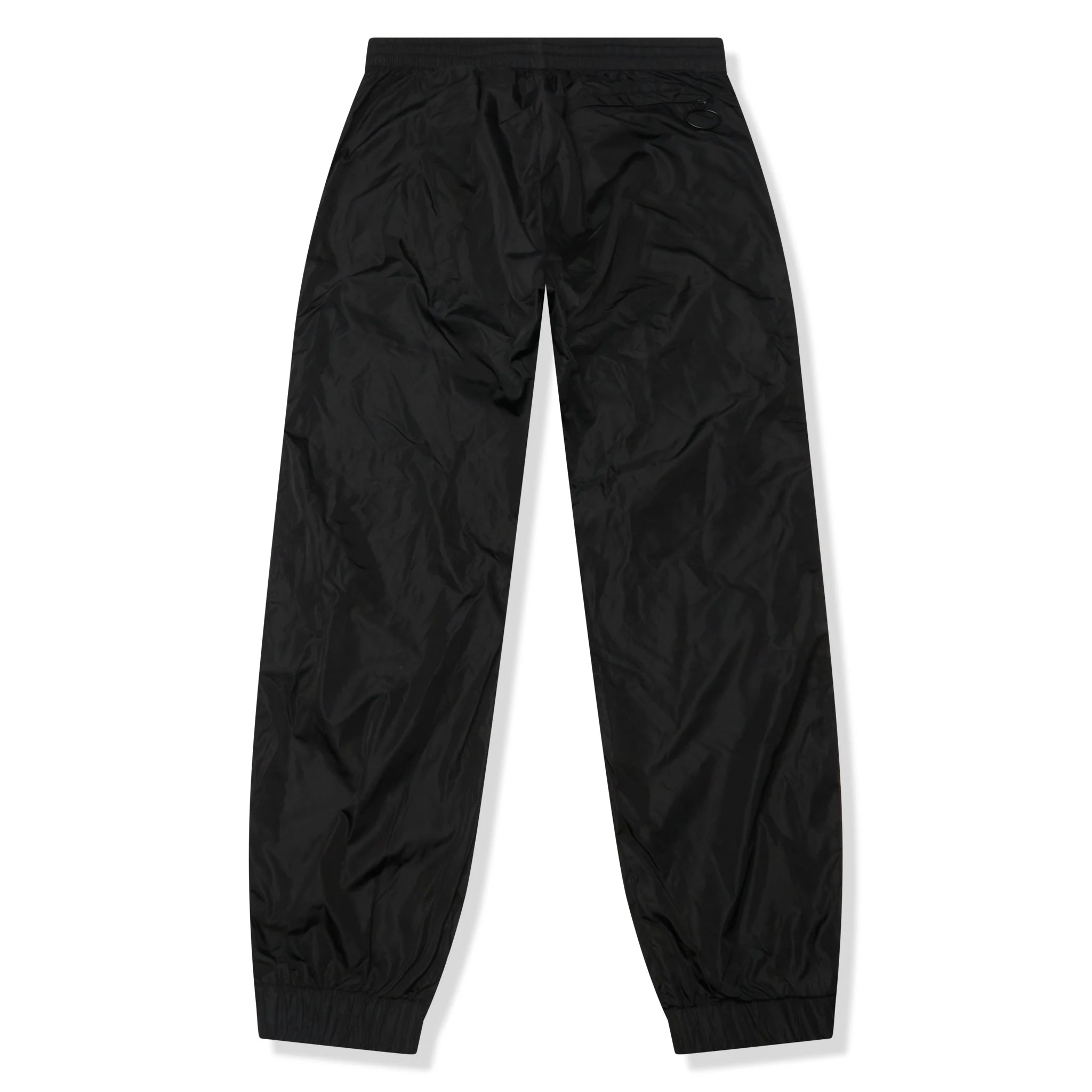 Vintage Off-White Nylon Side Stripe Black & Yellow Track Pants - Streetwear Fashion for Men & Women | Perfect for Gym, Running & Casual Wear