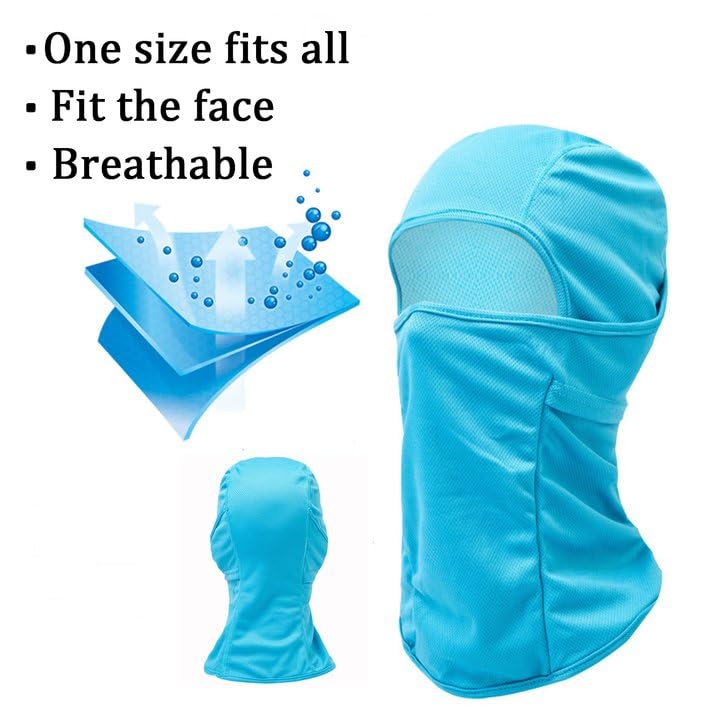 Custom Balaclava Face Mask for Men & Women - Personalized Ski Balaclava with Text/Image - Black & Blue Options - Kids Balaclava Hood - Perfect for Skiing, Snowboarding, Motorcycling & Outdoor Winter Activities