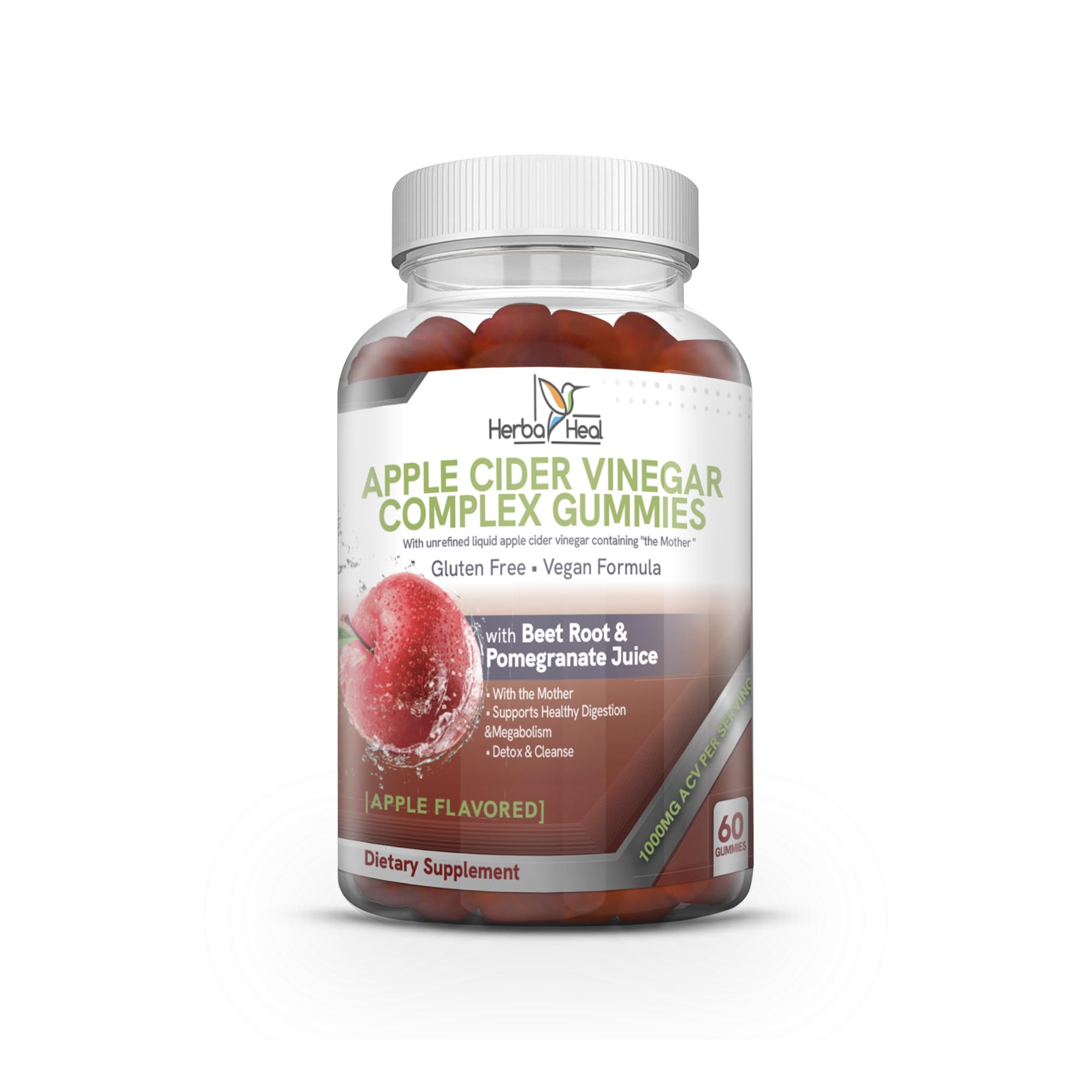 Organic Apple Cider Vinegar Gummies with Mother - Keto ACV Gummies for Weight Loss, Belly Fat Burner & Metabolism Booster - Natural Detox & Digestive Support for Women - Perfect for Keto Diet & Daily Wellness Routine