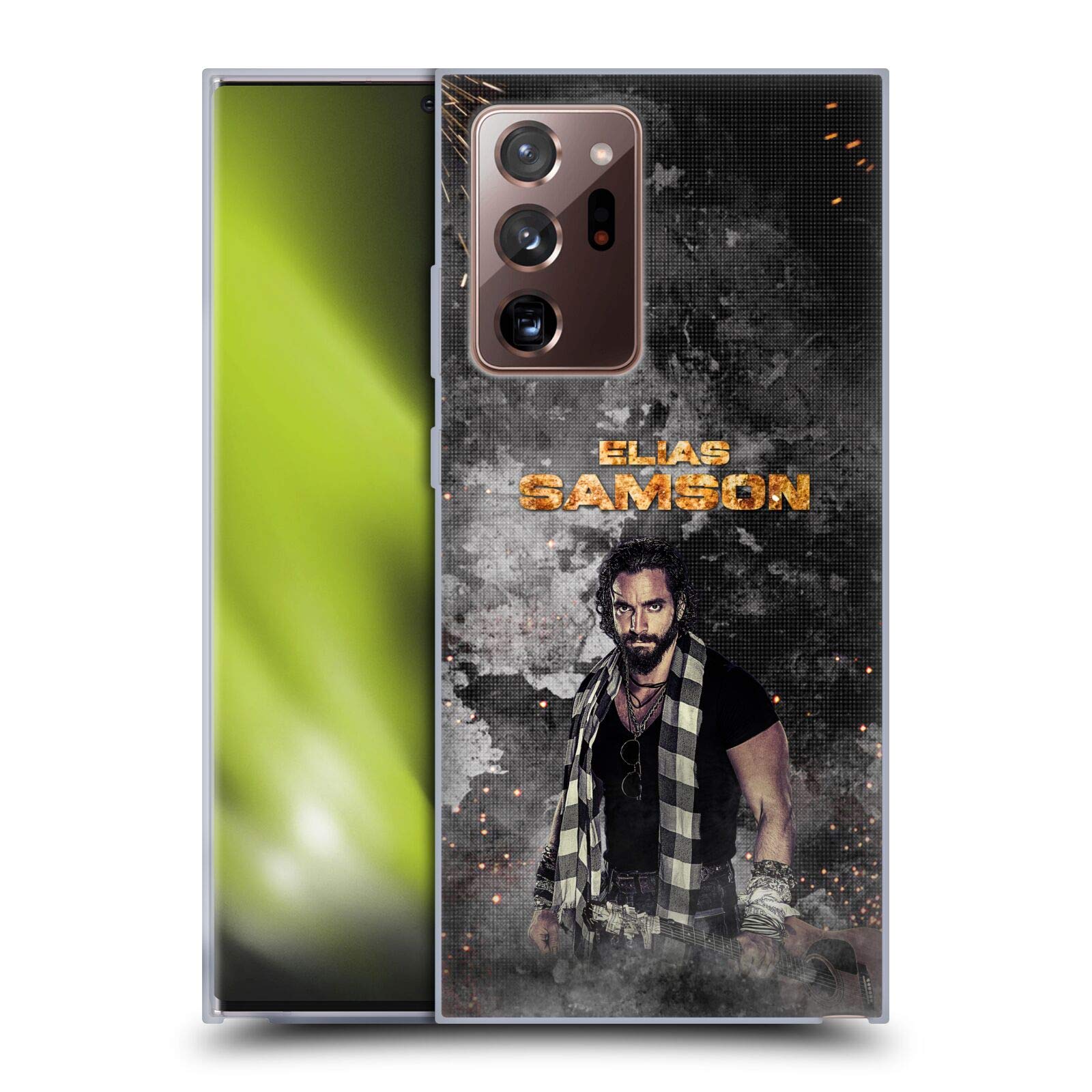 Head Case Designs WWE Elias LED Soft Gel Case for Galaxy Note20 Ultra 5G - Durable Protection & Stylish Design for Fans on the Go