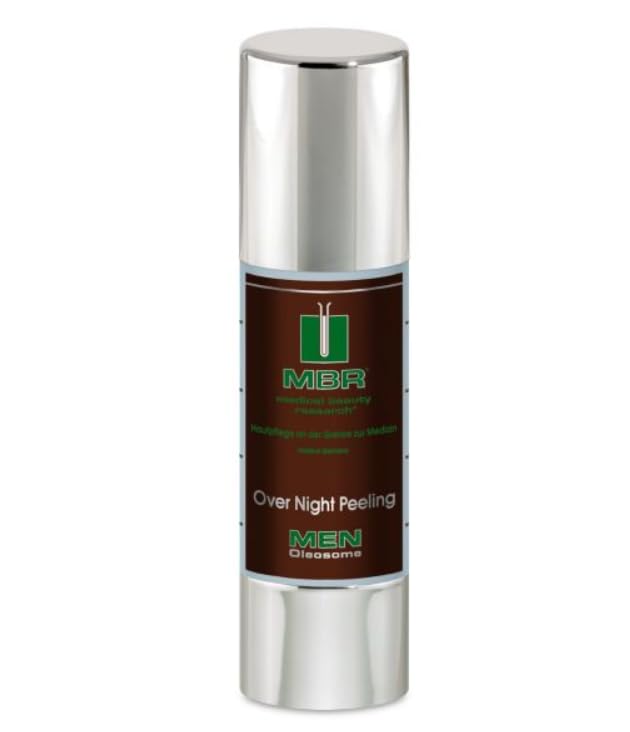 MBR Men Overnight Peeling Cream - Exfoliating Face Treatment for Men | Anti-Aging & Skin Renewal | Perfect for Nighttime Skincare Routine