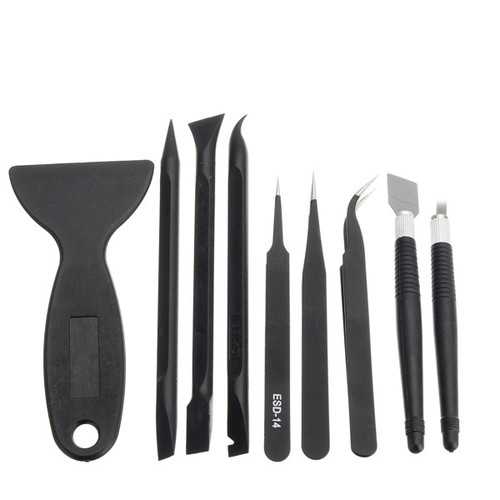 34-Piece Universal Screen Removal & Repair Tool Kit for Smartphones, Tablets - Professional Pry Tools for Screen Replacement & DIY Fixes (Perfect for iPhone, Samsung, iPad Screen Repairs)