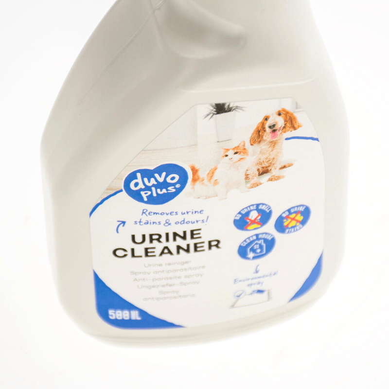 DUVO PLUS Urine Cleaner & Stain Remover - 500ml Pet Odor Eliminator for Dogs & Cats - Perfect for Carpets, Floors & Furniture