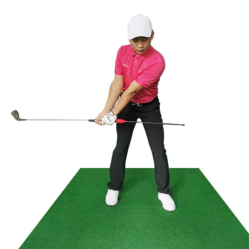 Lixada Golf Swing Trainer - Anti Flip Golf Practice Aid Stick for Beginners | Improve Swing Mechanics & Accuracy | Perfect for Driving Range & Backyard Practice