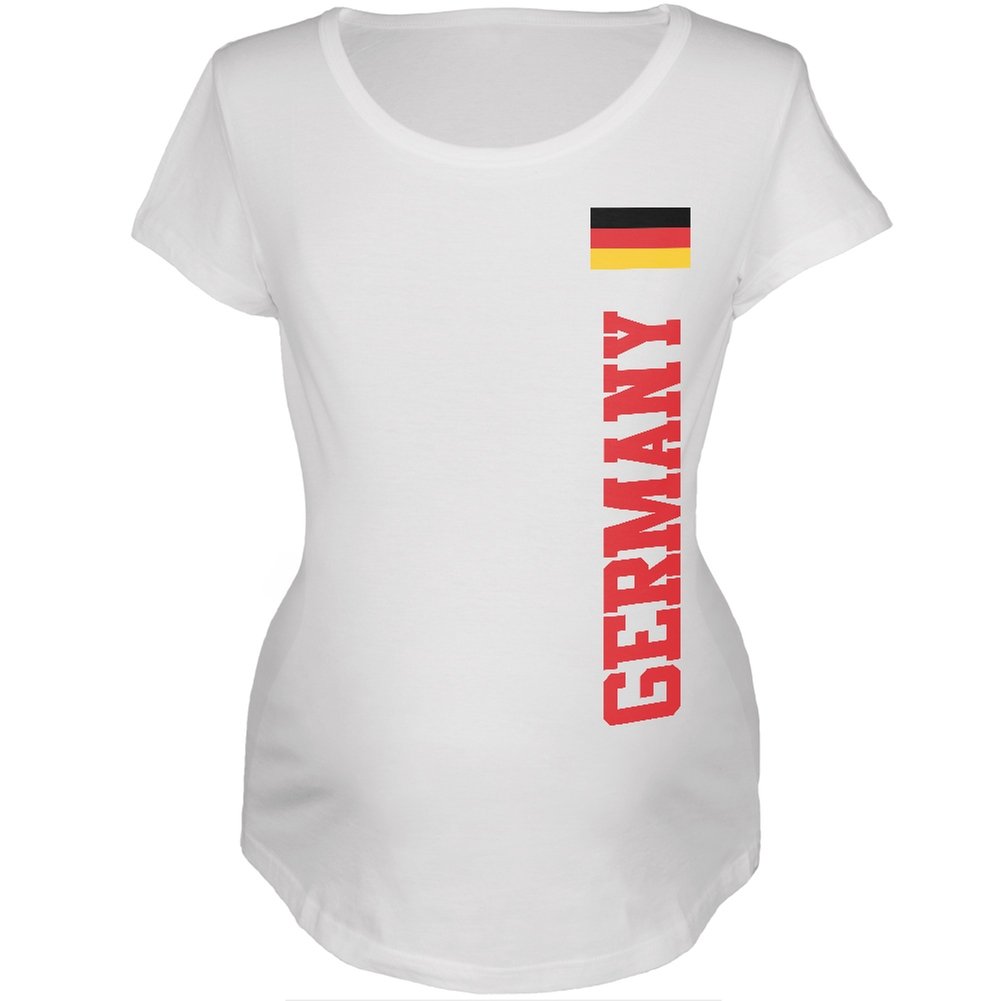 Germany FIFA World Cup Women's Soft Maternity T-Shirt - Medium Size | Comfortable Pregnancy Tee for Soccer Fans & Expecting Moms