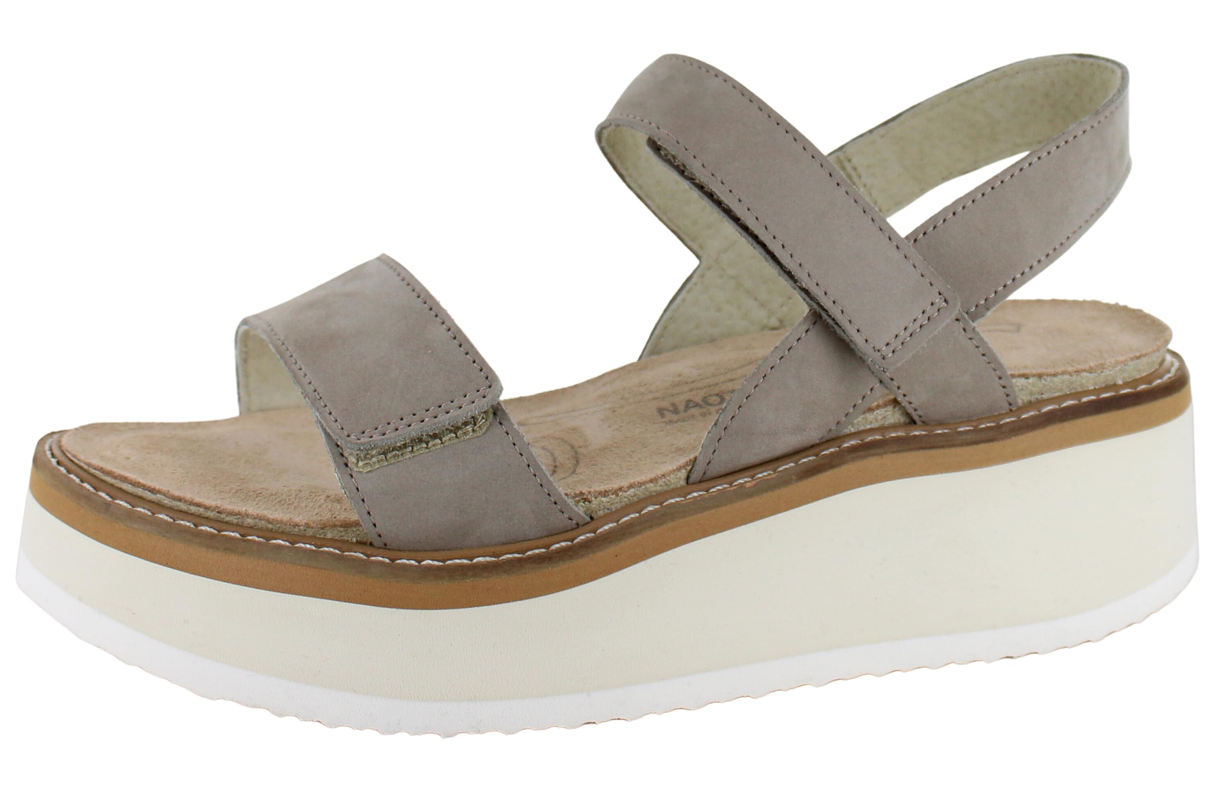 NAOT Women's Meringue Sandals - Comfortable Leather Orthopedic Sandals for Women with Arch Support | Perfect for Walking, Travel & Summer Outfits