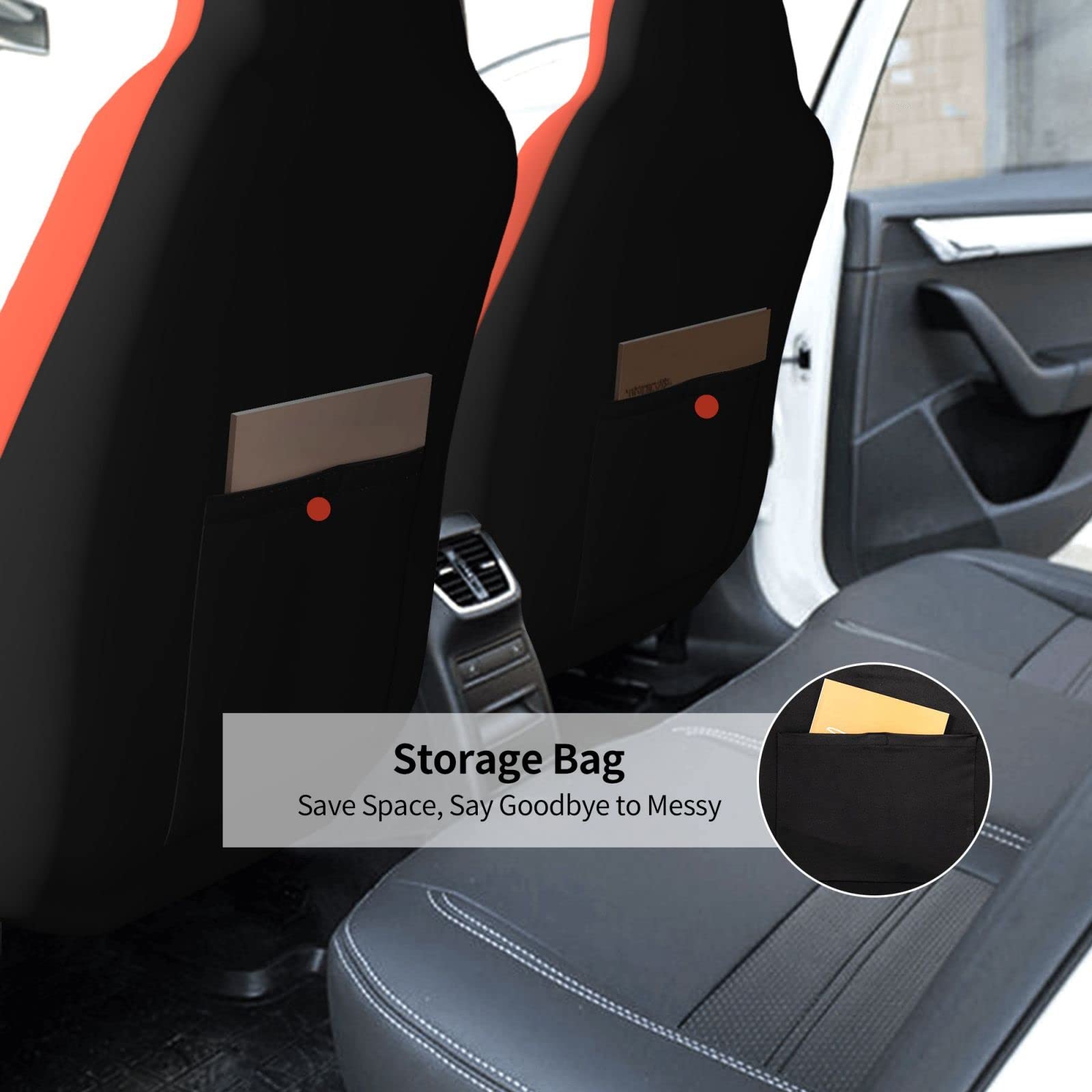 Custom Personalized Car Seat Covers with Photo - Universal 2-Piece Set for Cars, Trucks & SUVs | Perfect for Family Road Trips, Commuting & Travel Protection