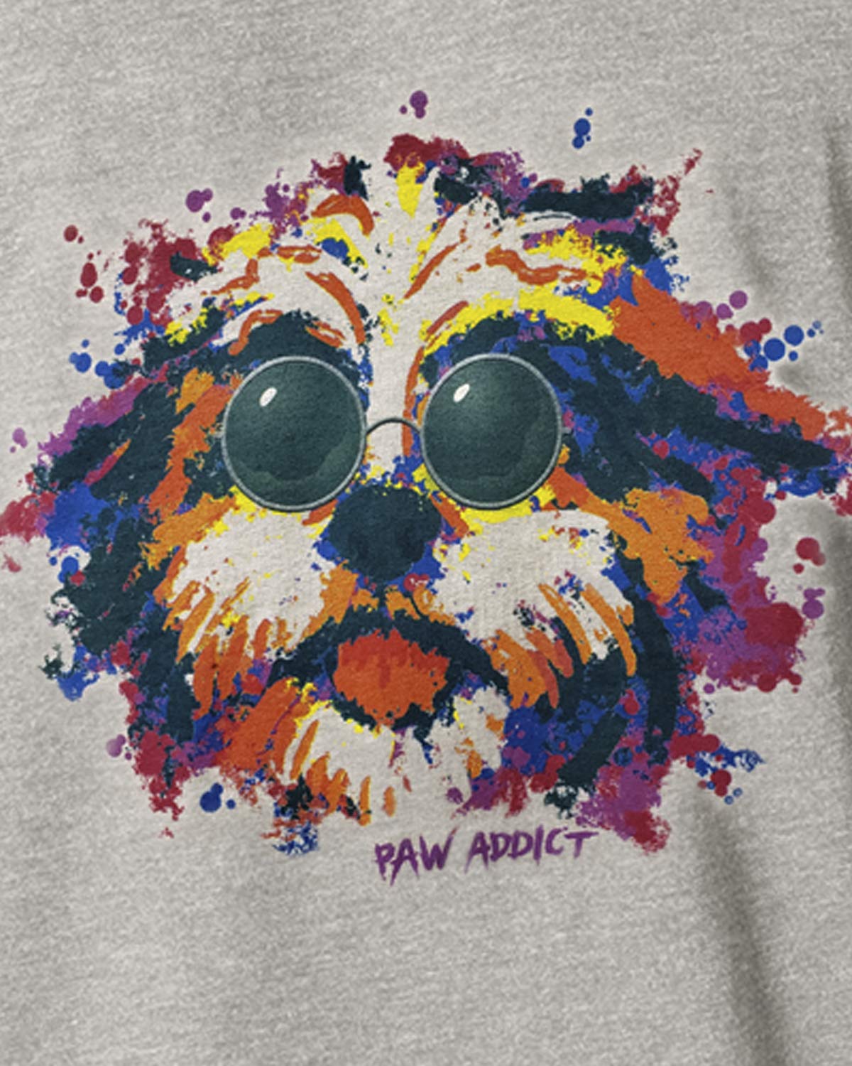 Paw Addict Dog Lover Graphic T-Shirt for Men | Funny Pet Lover Novelty Tee | Perfect Gift for Dog Owners & Animal Enthusiasts
