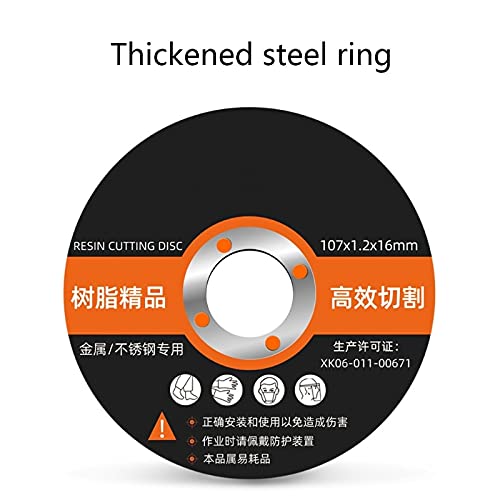 4.2 Inch Angle Grinder Cutting Disc - Metal & Stainless Steel Grinding Wheel with Gold Polish - Perfect for Metalworking, DIY Projects, and Home Renovations
