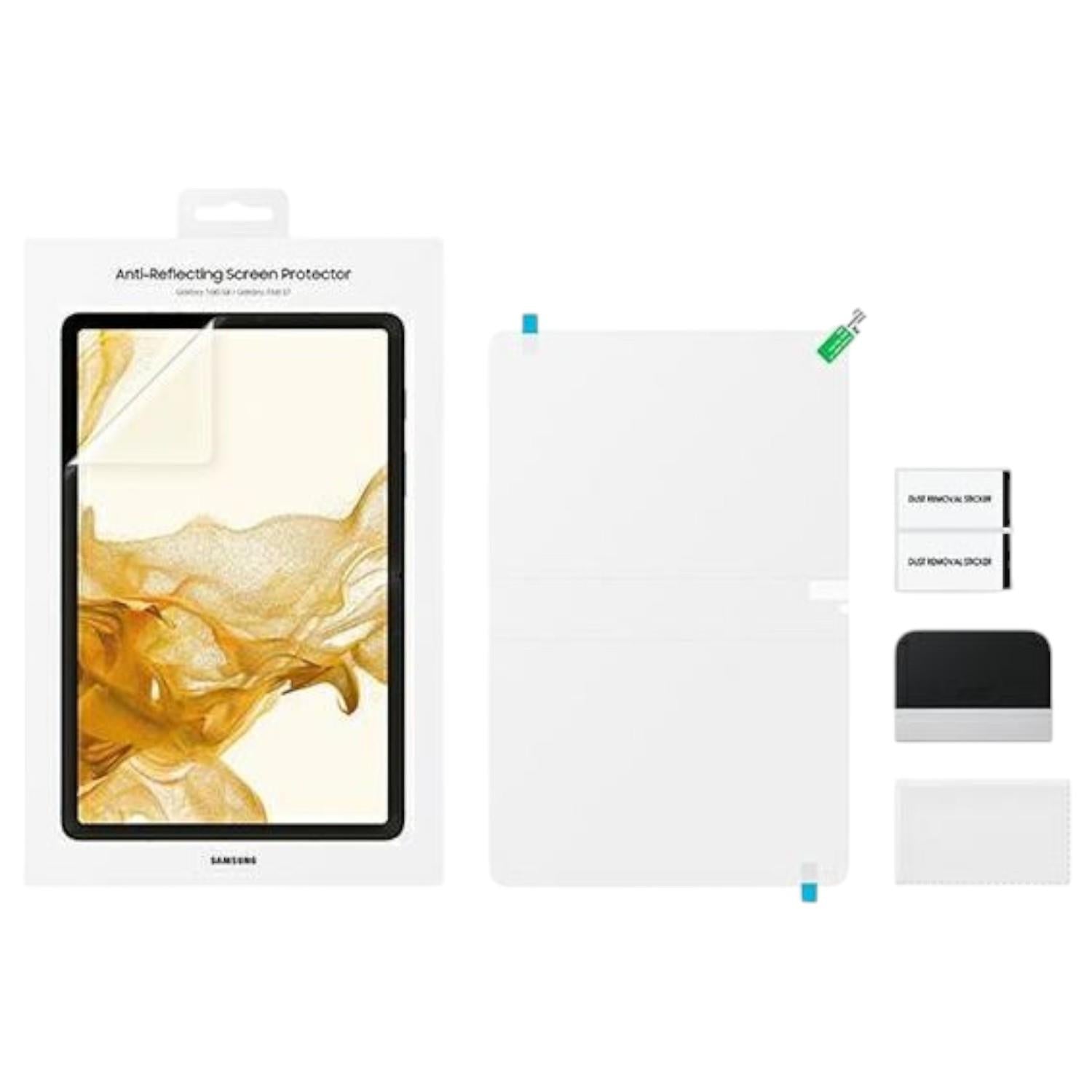 Samsung Galaxy Tab S7/S8 Anti-Glare Screen Protector - Clear HD Film with Anti-Fingerprint Coating | Perfect for Work, Study & Entertainment