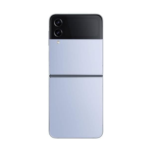 SAMSUNG Galaxy Z Flip 4 5G Unlocked Smartphone - US Version 256GB Storage in Blue | Refurbished | Perfect for Travel, Work & Stylish Selfies