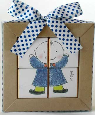 Personalized Chocolate Puzzle Baby Shower Favors for Boys - Sweet Gender Reveal Party Gifts & Unique Newborn Celebration Favors - Perfect for Baby Showers, Gender Reveals and New Parent Gifts