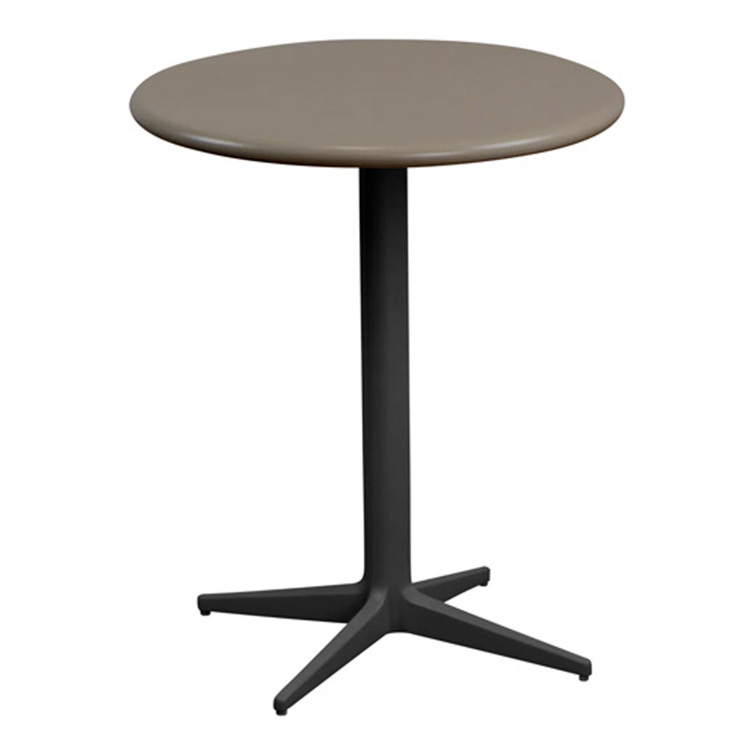 Round Drop Outdoor Cafe Table - Patio Dining & Garden Furniture for Restaurants, Coffee Shops & Backyard Decor