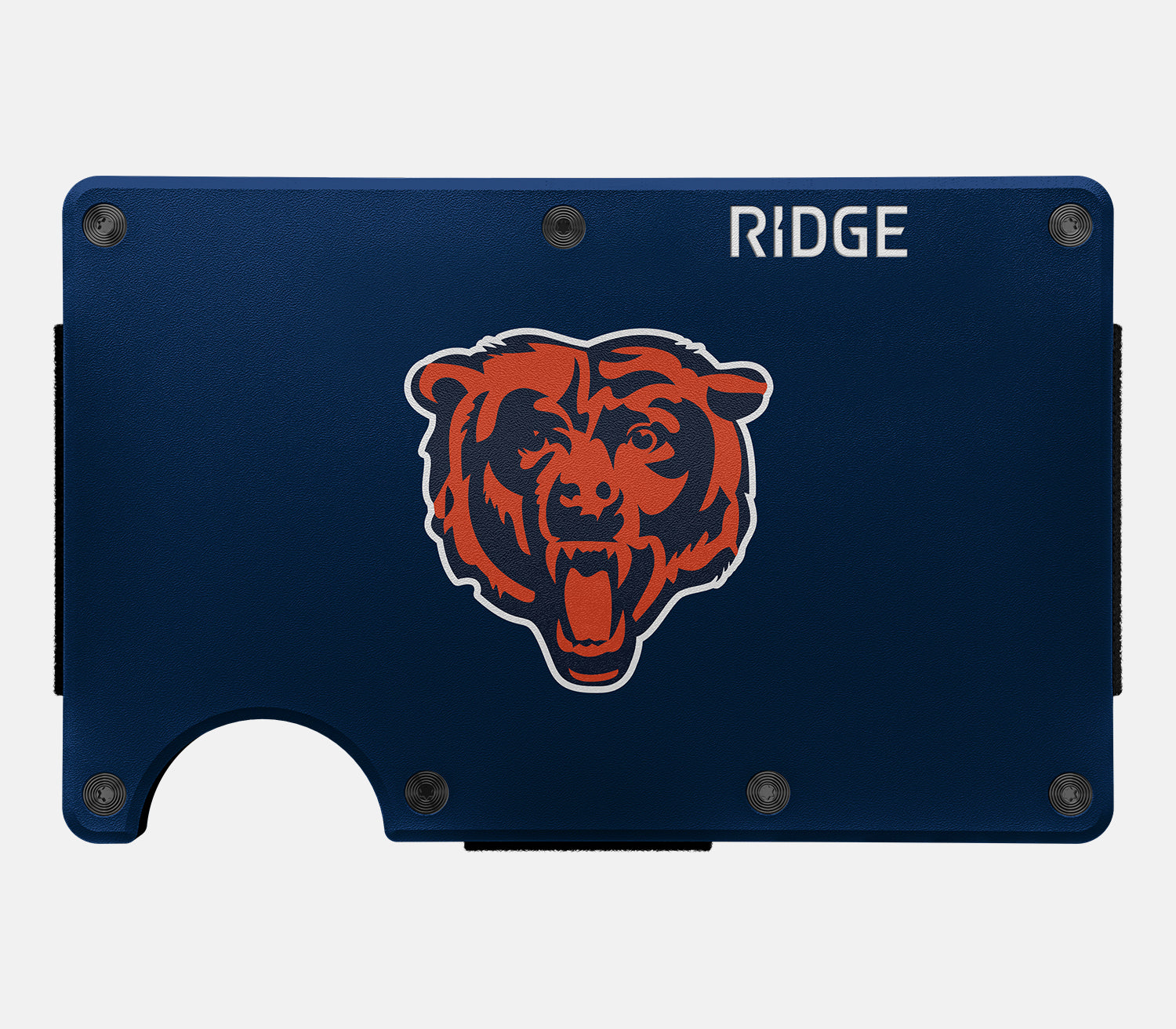 Ridge Wallet for Men - Slim RFID Blocking Minimalist Front Pocket Wallet - Chicago Bears NFL Team Design - Perfect for Gifts, Travel, and Everyday Carry