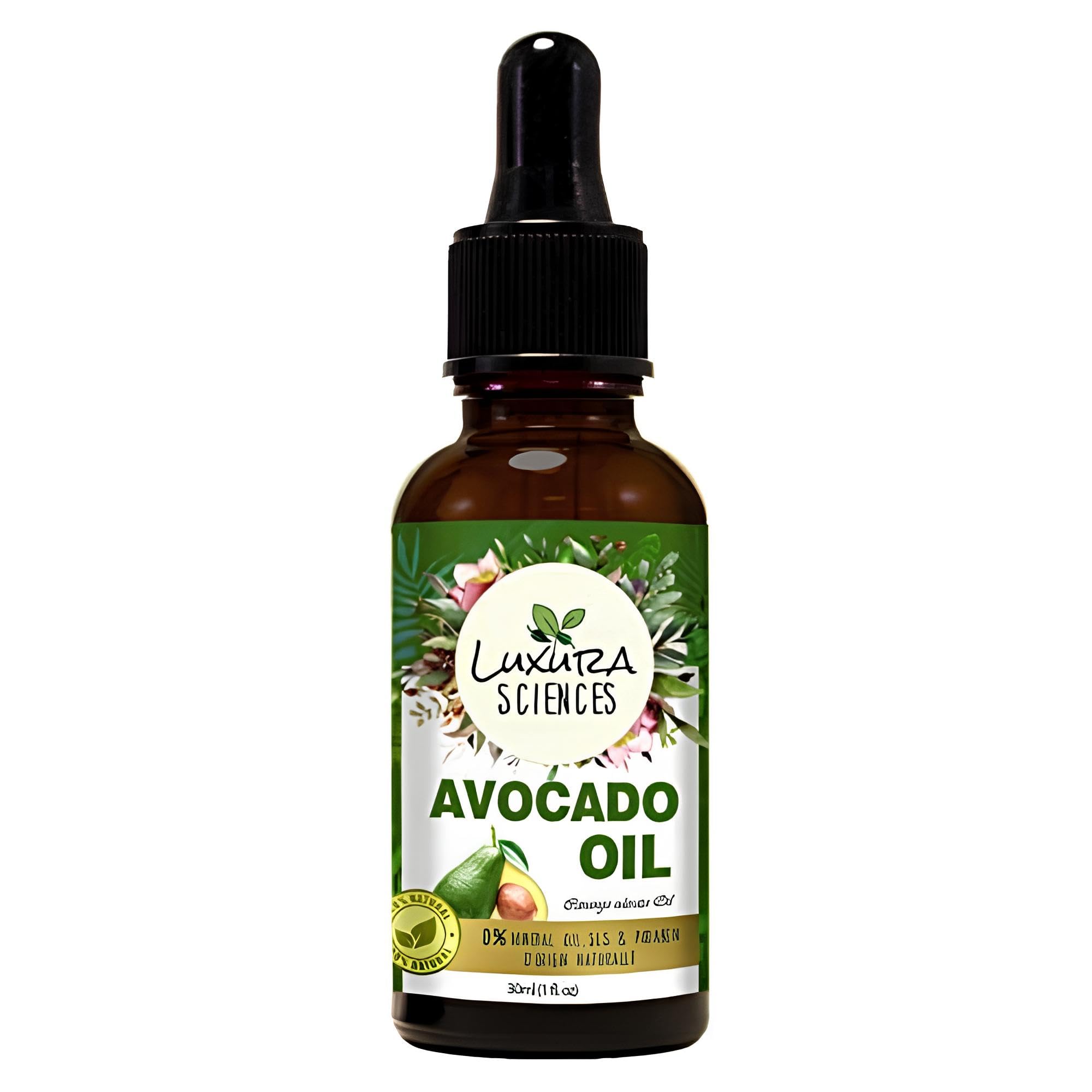 Luxura Sciences Organic Essential Oil Set - 5x15ml Anti-Aging Kit with Lavender, Lemon, Ylang Ylang, Avocado & Vitamin E Oil | Pure Aromatherapy Oils for Skin Care, Massage & Relaxation